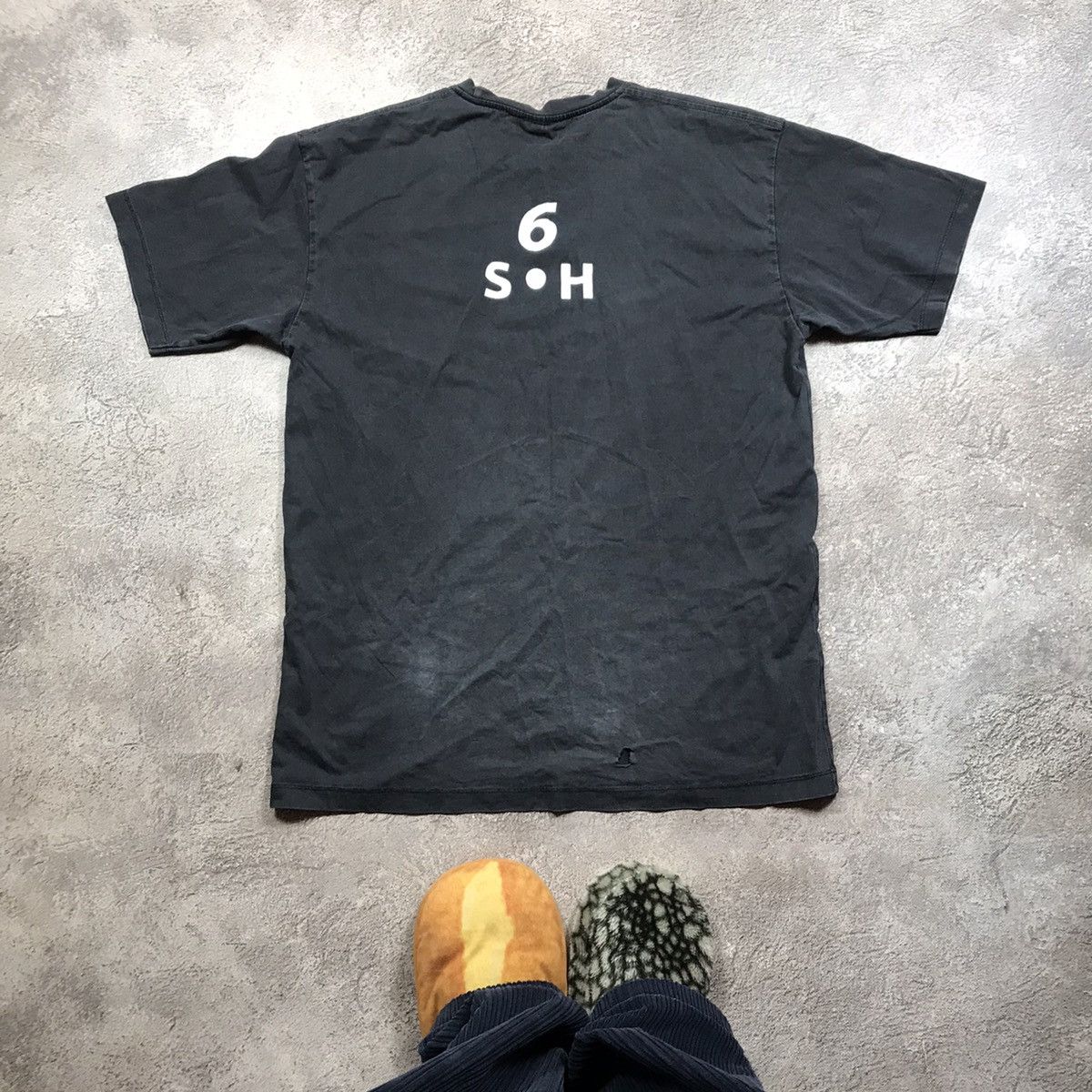 Vintage Vintage 90s Sun Faded Graphic Tee Streetwear Skate Slim XL Size US XL / EU 56 / 4 - 4 Thumbnail