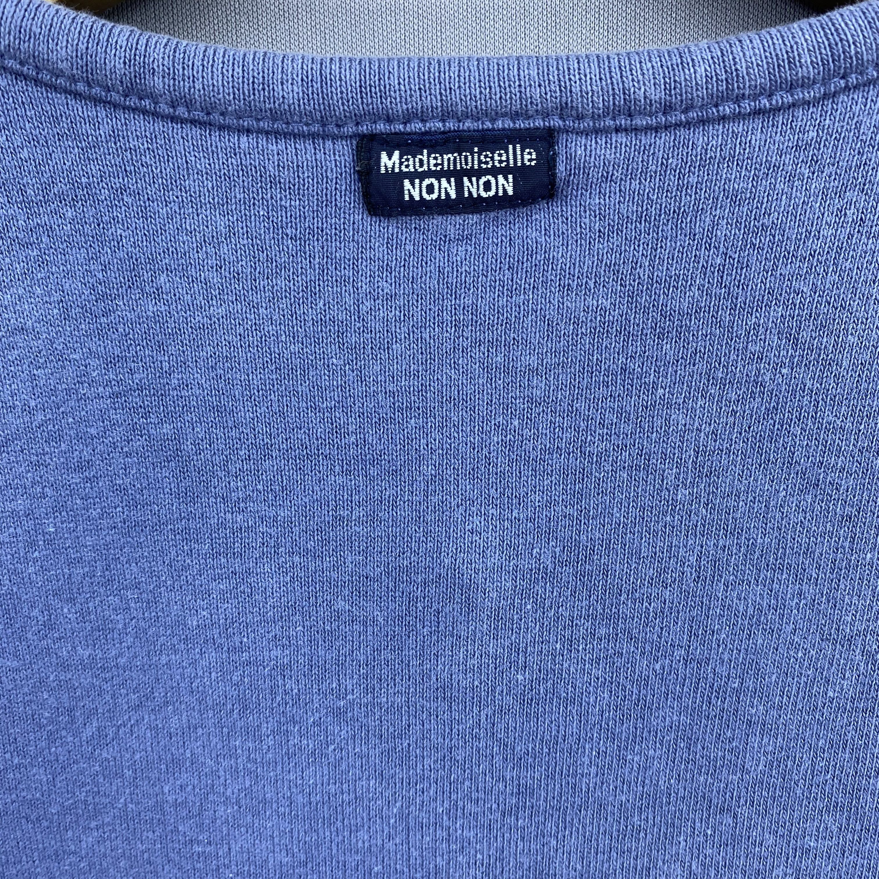 Vintage Vintage Mademoiselle NON NON Jersey Cardigan Button Sweater Size US S / EU 44-46 / 1 - 5 Thumbnail