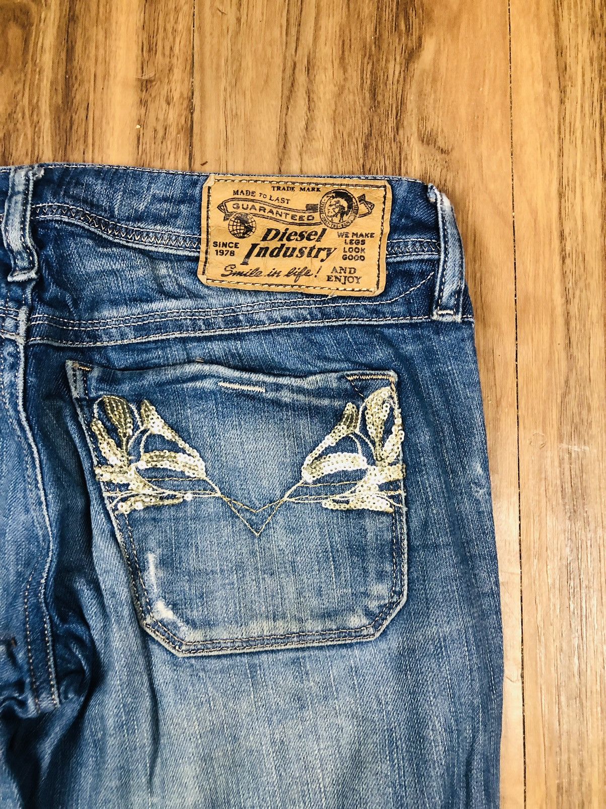 Diesel Diesel Industry Distress Jeans (34) Size 26" / US 2 / IT 38 - 19 Thumbnail