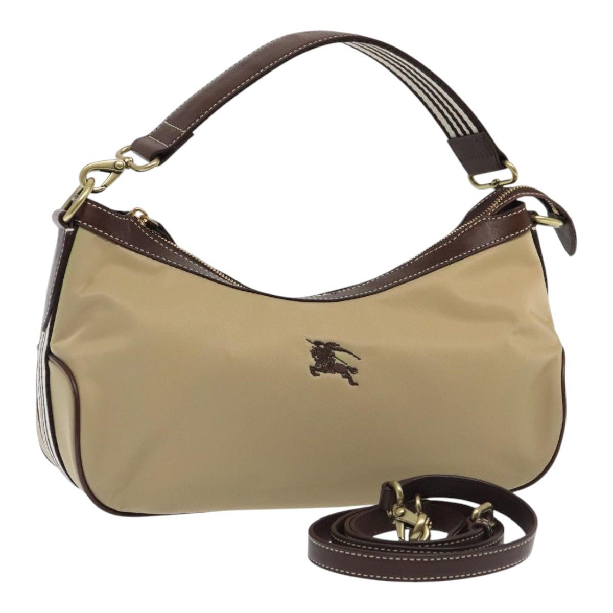 Burberry Blue Label Beige Canvas Shoulder Bag (Pre-Owned) Size ONE SIZE - 1 Thumbnail