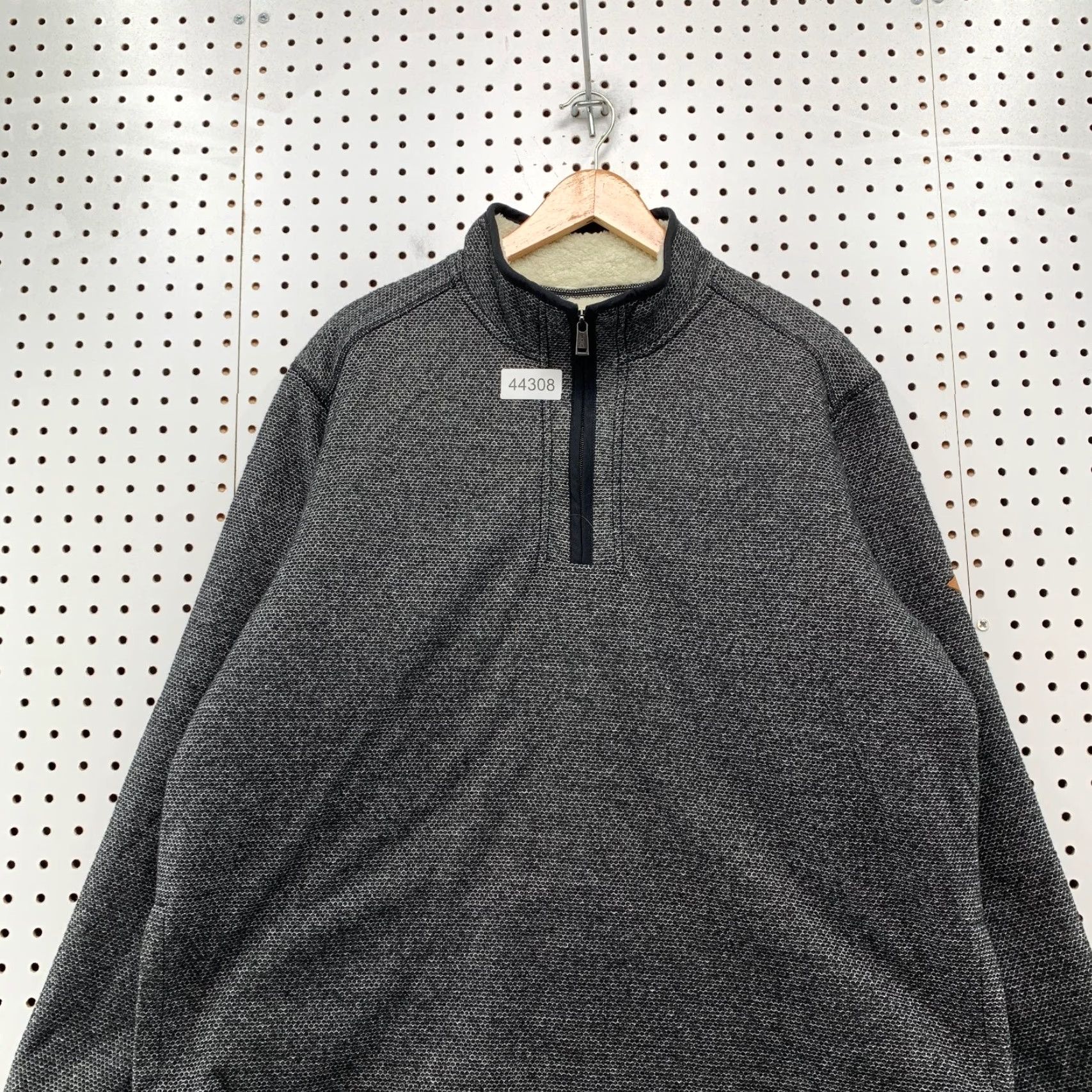 Orvis Orvis Brighton Sherpa Lined Sweater Mens XL Gray 1/4 Zip Warm Cozy Pullover Size US XL / EU 56 / 4 - 2 Thumbnail