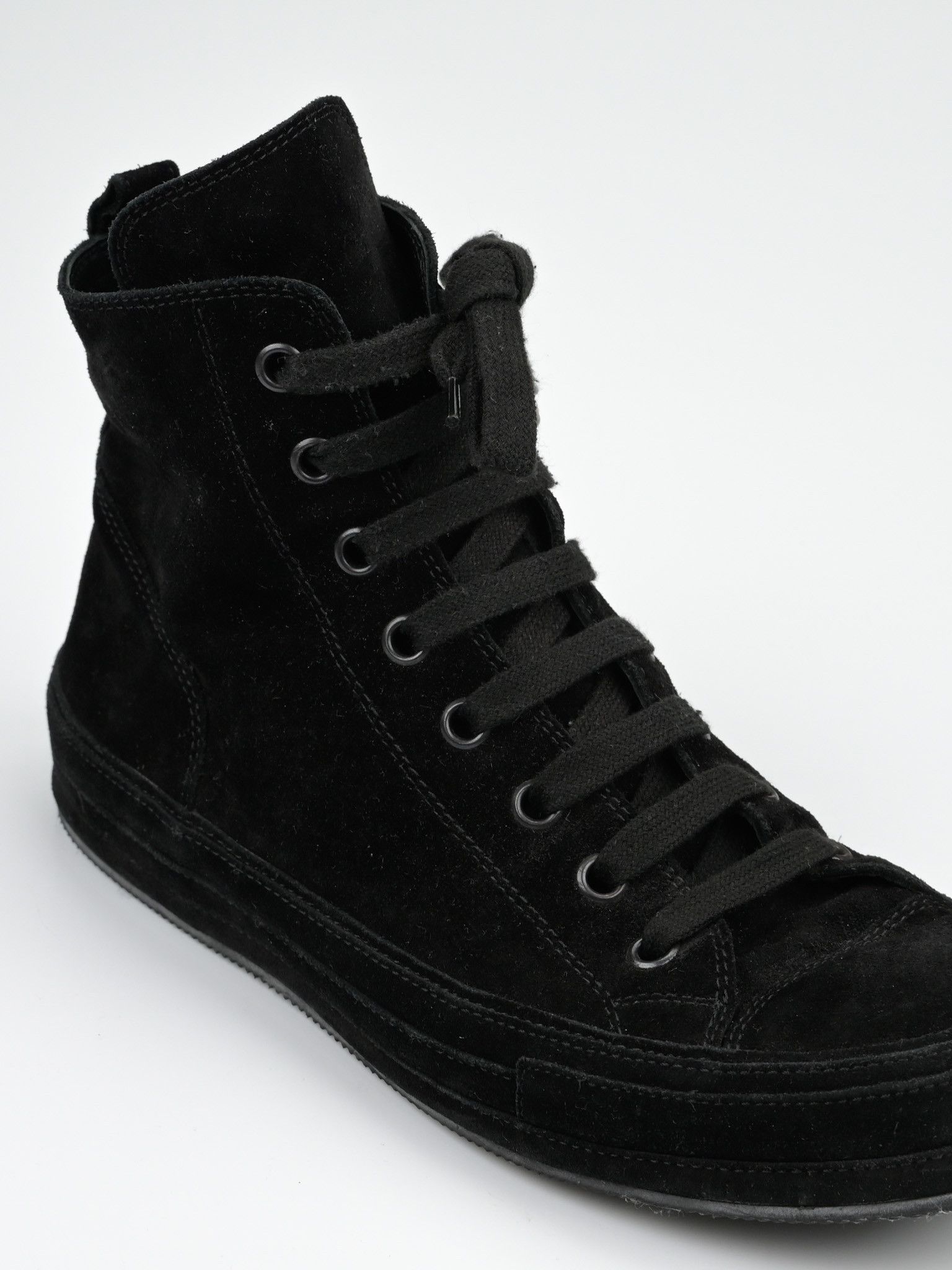 Ann Demeulemeester Orvo High-Top Suede Leather Sneakers Size US 9 / EU 42 - 14 Thumbnail