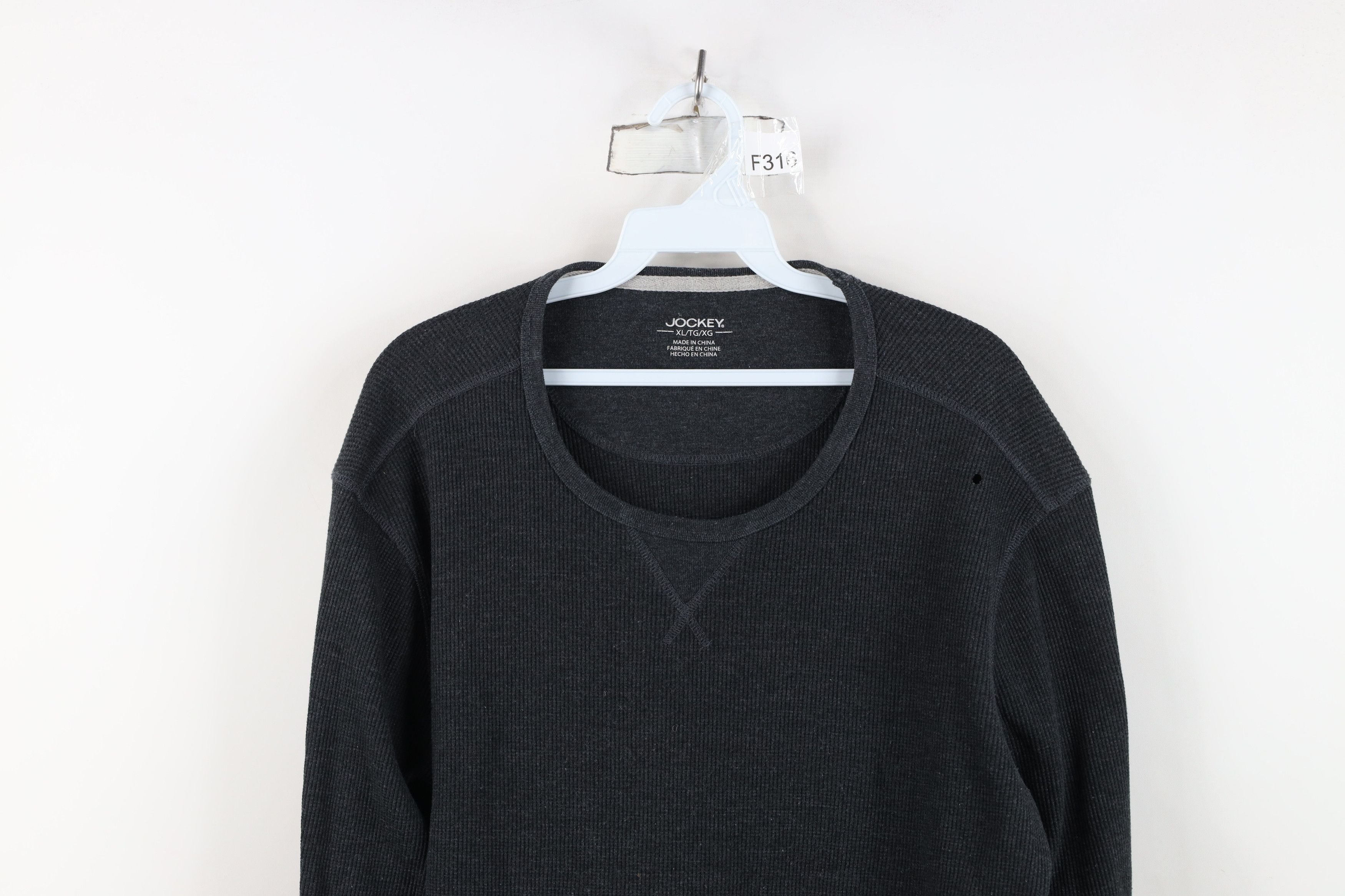 Vintage Y2K Streetwear Blank Thermal Waffle Knit Long Sleeve T-Shirt Size US XL / EU 56 / 4 - 2 Thumbnail
