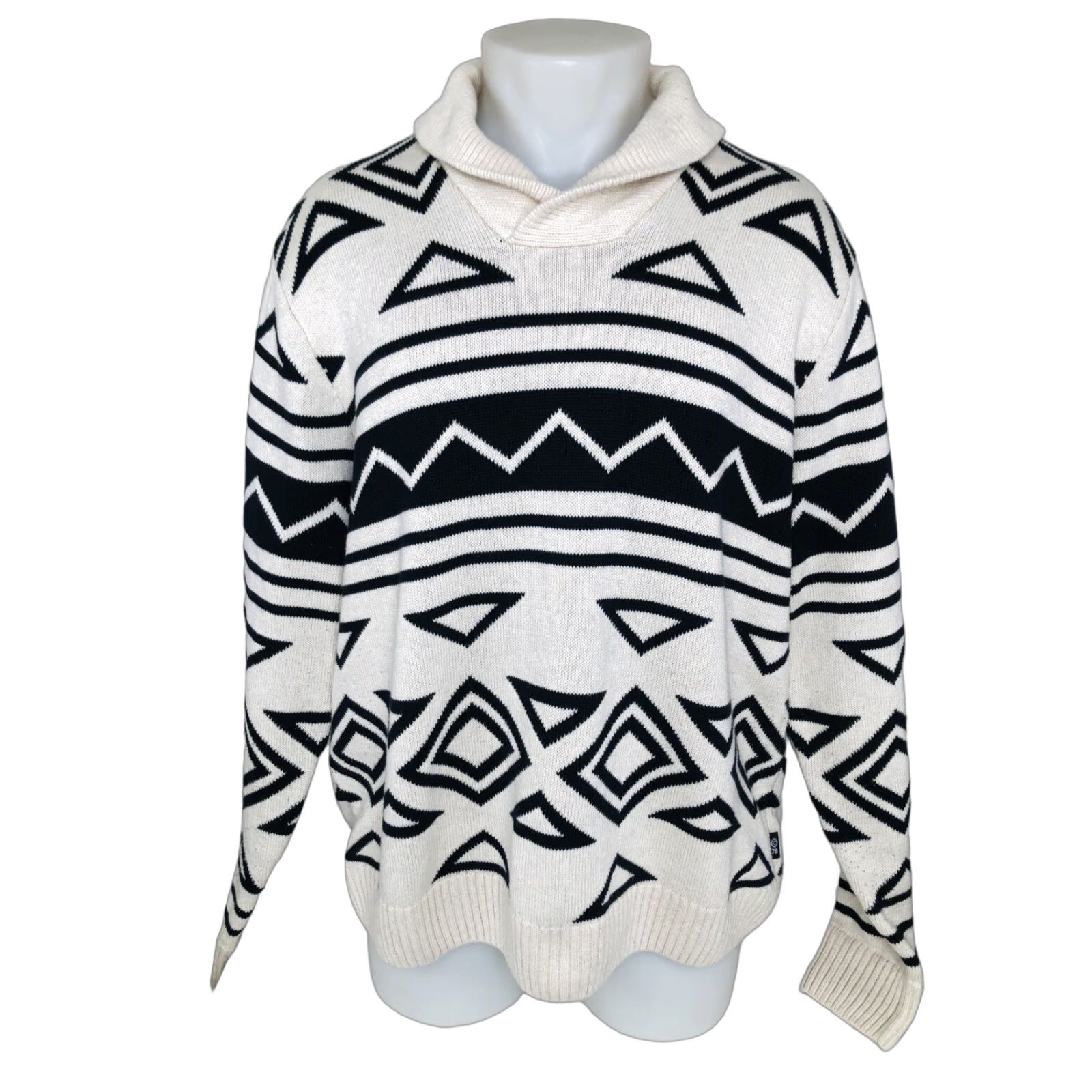Chaps Chaps Mens XL Shawl Geometric Sweater Size US XL / EU 56 / 4 - 1 Thumbnail