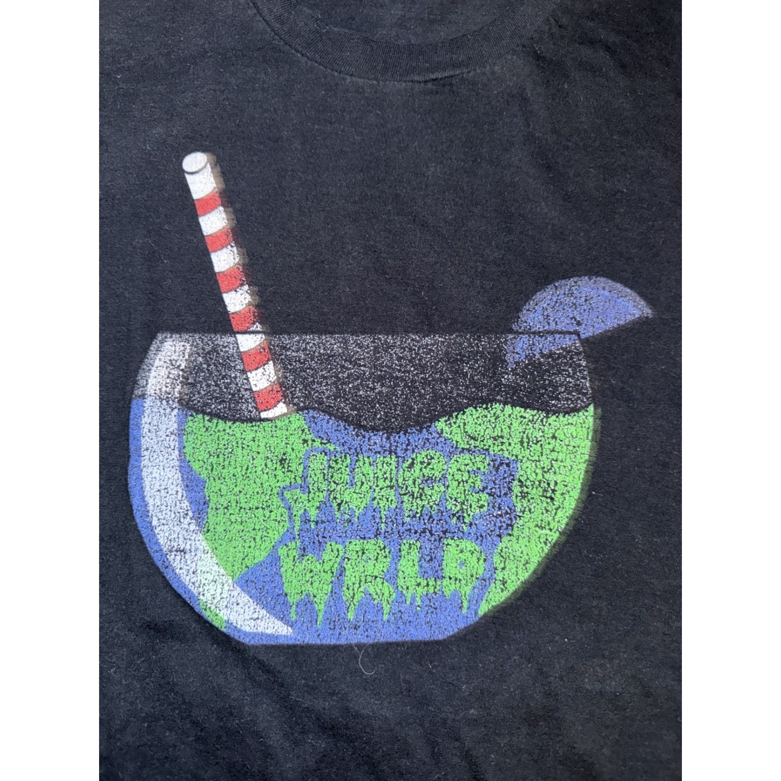 Vintage Juice World T-Shirt Small Black Mens S Regular Shirt Size US S / EU 44-46 / 1 - 2 Thumbnail