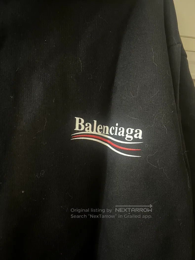 Balenciaga Balenciaga Coke Logo Black Hooded Sweatshirt Size US M / EU 48-50 / 2 - 4 Thumbnail