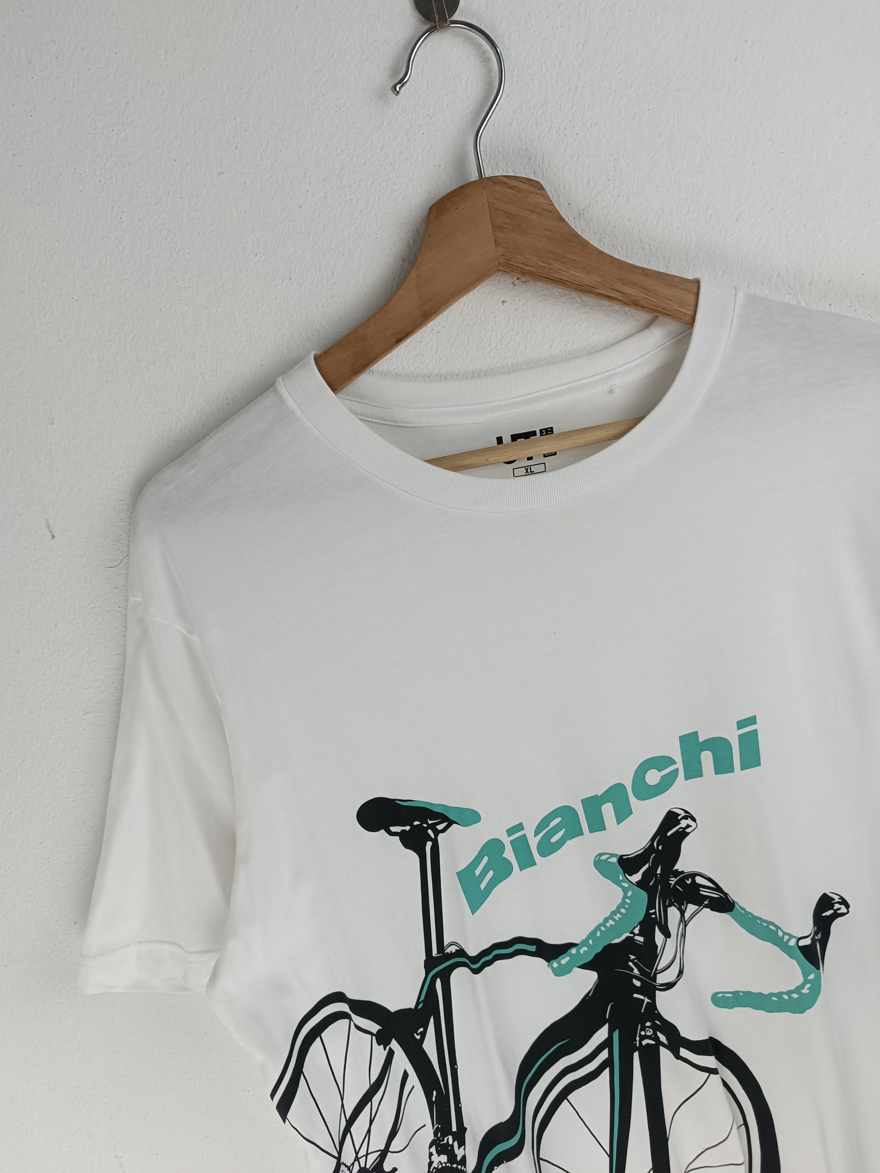 Bicycle VINTAGE BIANCHI BICYCLE RACING FIXIE TOUR DE FRANCE TEE Size US L / EU 52-54 / 3 - 5 Thumbnail