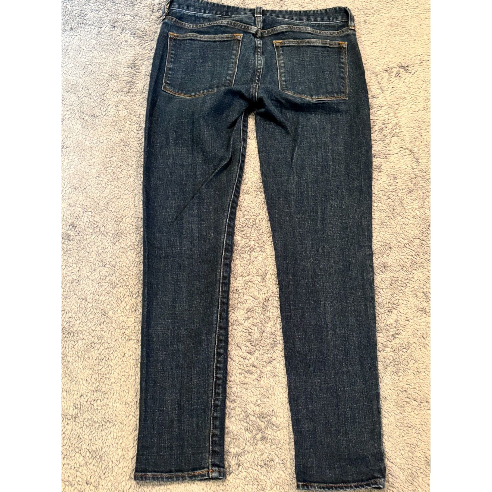 J.Crew VINTAGE J. Crew Jeans Womens 25 Blue Slim Straight Dark Wash Stretch Denim Y2K Mens? Womens Size 42" / US 20 - 6 Thumbnail