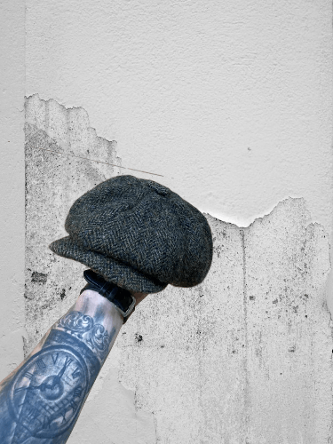 Harris Tweed × Vintage Harris Tweed Wool Flat Gladwin Bond Newsboy Cap Bakerboy Hat Size ONE SIZE - 1 Thumbnail
