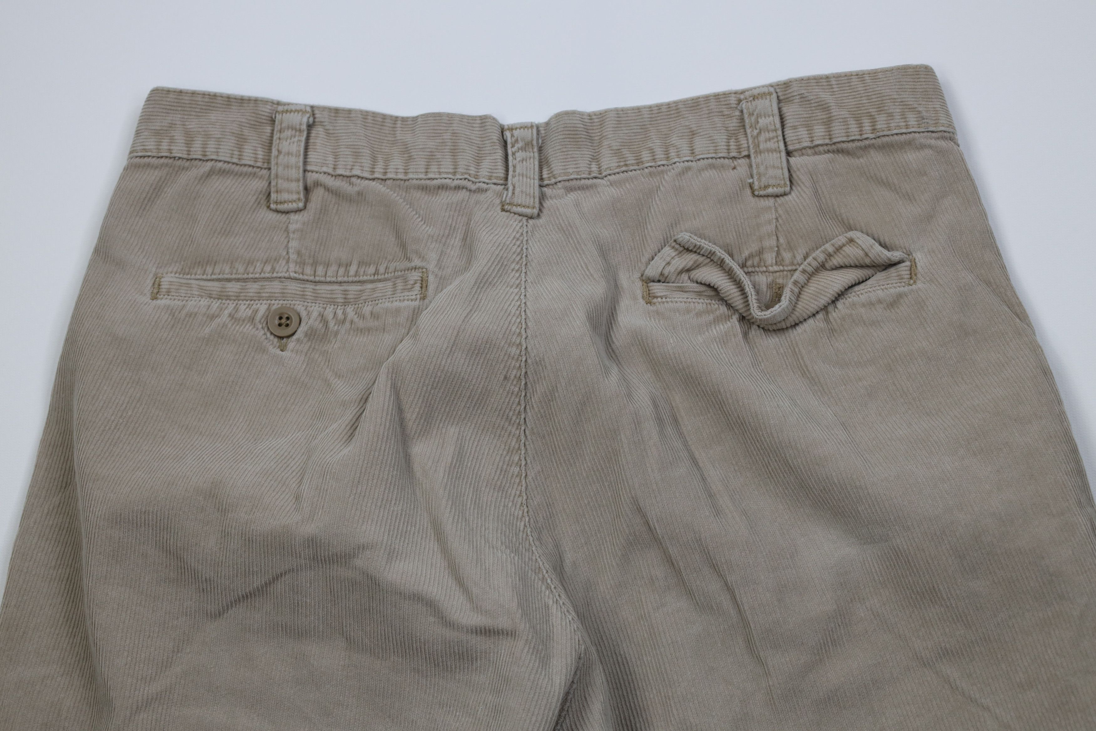 Vintage Vintage 90s Streetwear Wide Leg Corduroy Chino Pants Beige Size US 32 / EU 48 - 9 Thumbnail