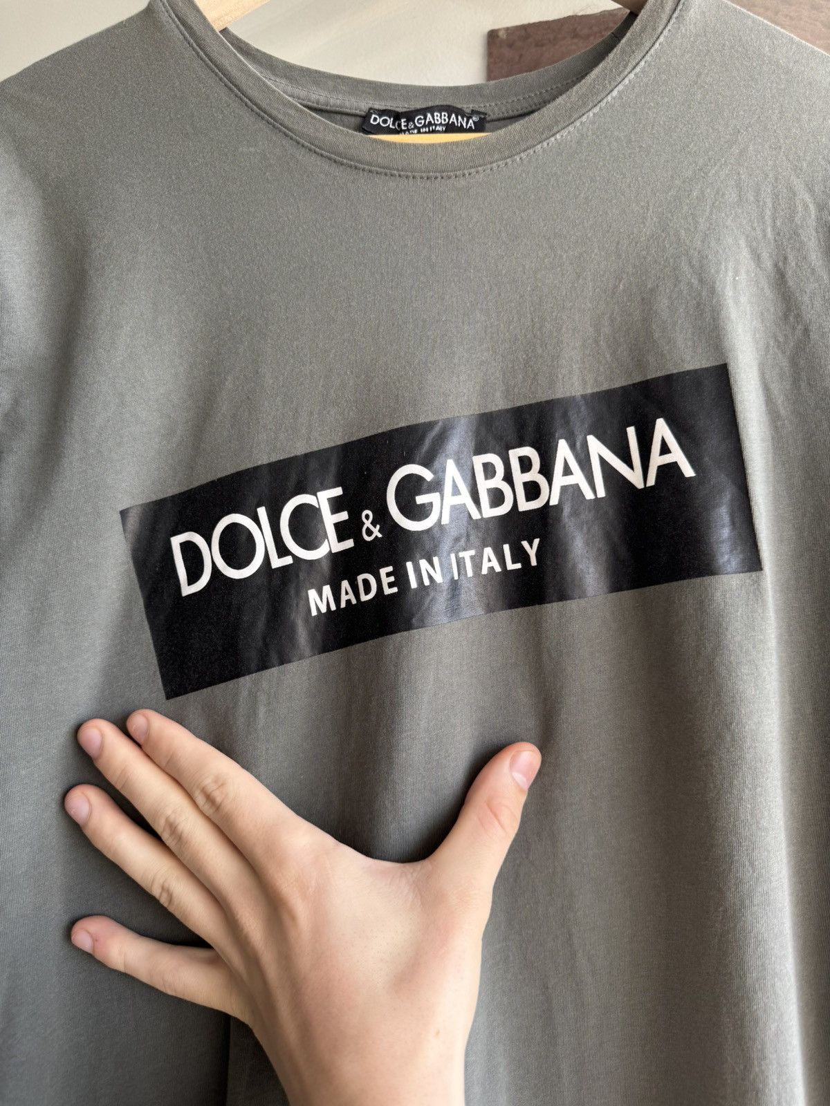 Dolce & Gabbana Dolce&Gabbana Big Logo Tshirt Size US M / EU 48-50 / 2 - 4 Thumbnail