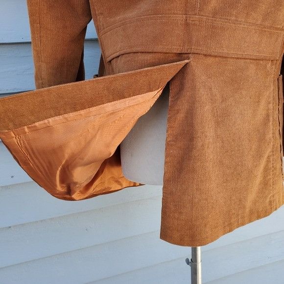 Vintage Vintage 70s Lee Western Boho Cowboy Brown Corduroy Blazer Size M / US 6-8 / IT 42-44 - 6 Thumbnail