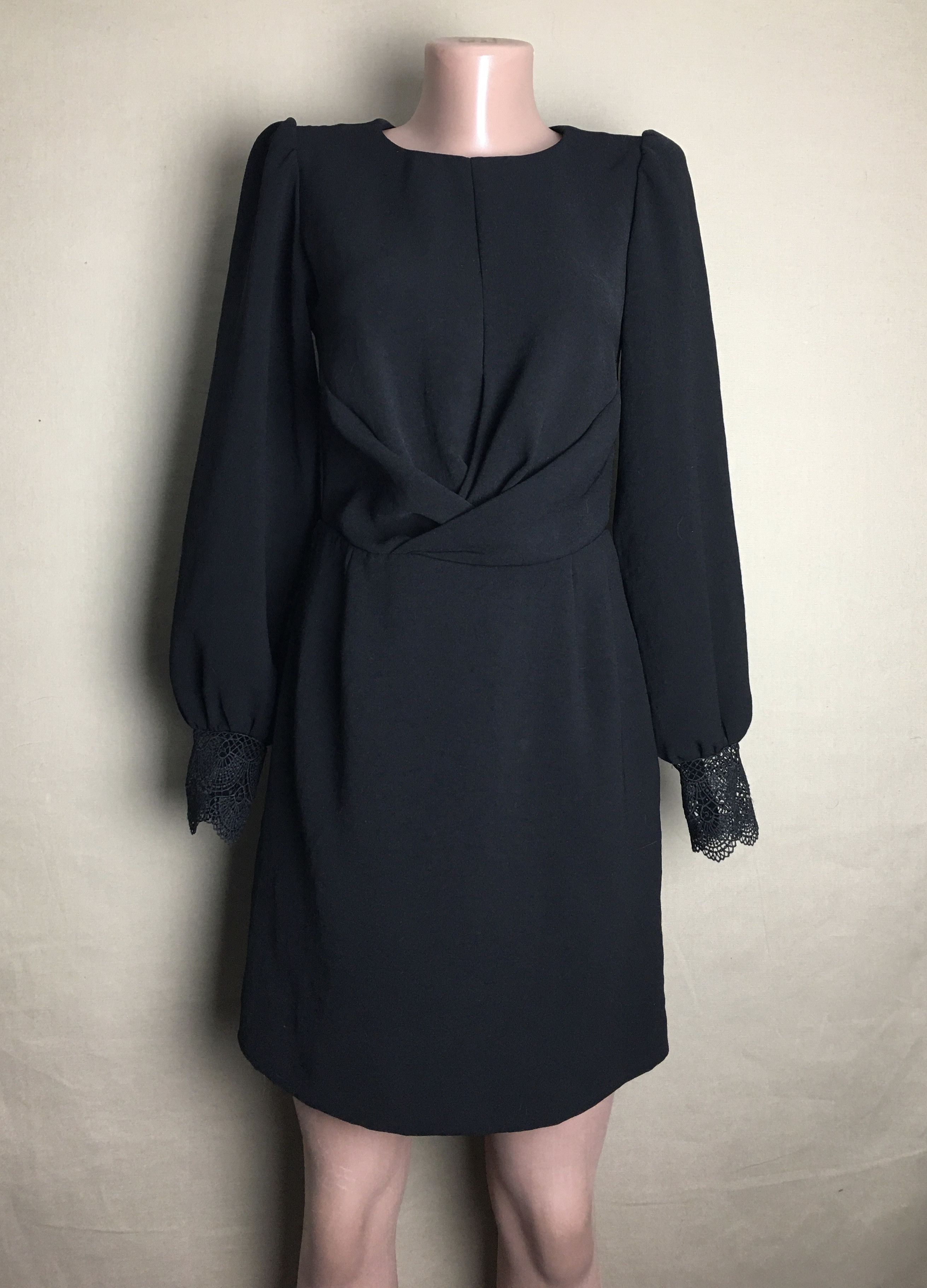 Sezane Sezane Perle Black Design Dress Size EU 34 Size XS / US 0-2 / IT 36-38 - 2 Thumbnail