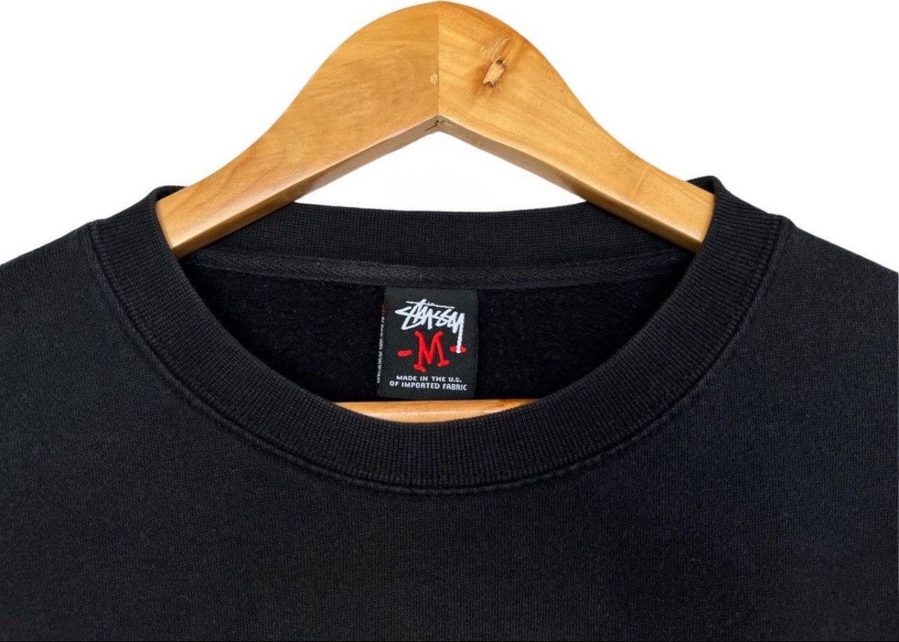 Stussy Vintage Stussy Skull Black Baggy Sweatshirt Large Size US L / EU 52-54 / 3 - 9 Thumbnail