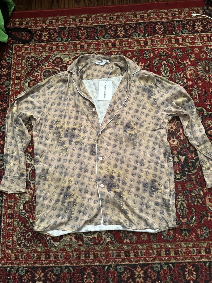 Acne Studios Acne Studios Floral Button-Up Size US XL / EU 56 / 4 - 1 Thumbnail