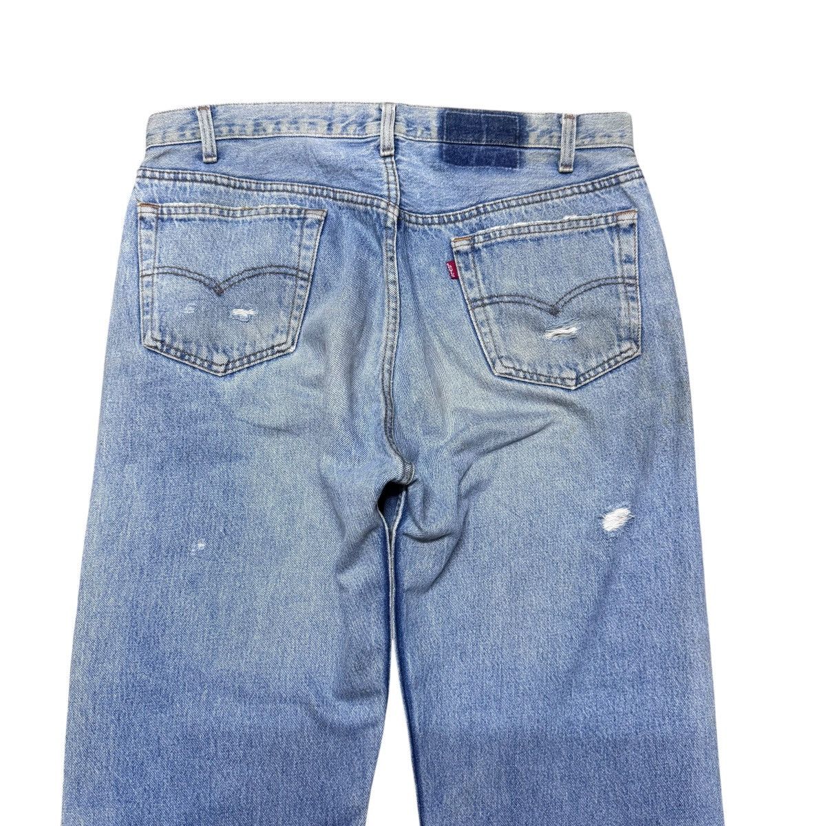Levi's Vintage Levis 501 Distressed Denim Jeans Size US 35 - 11 Thumbnail