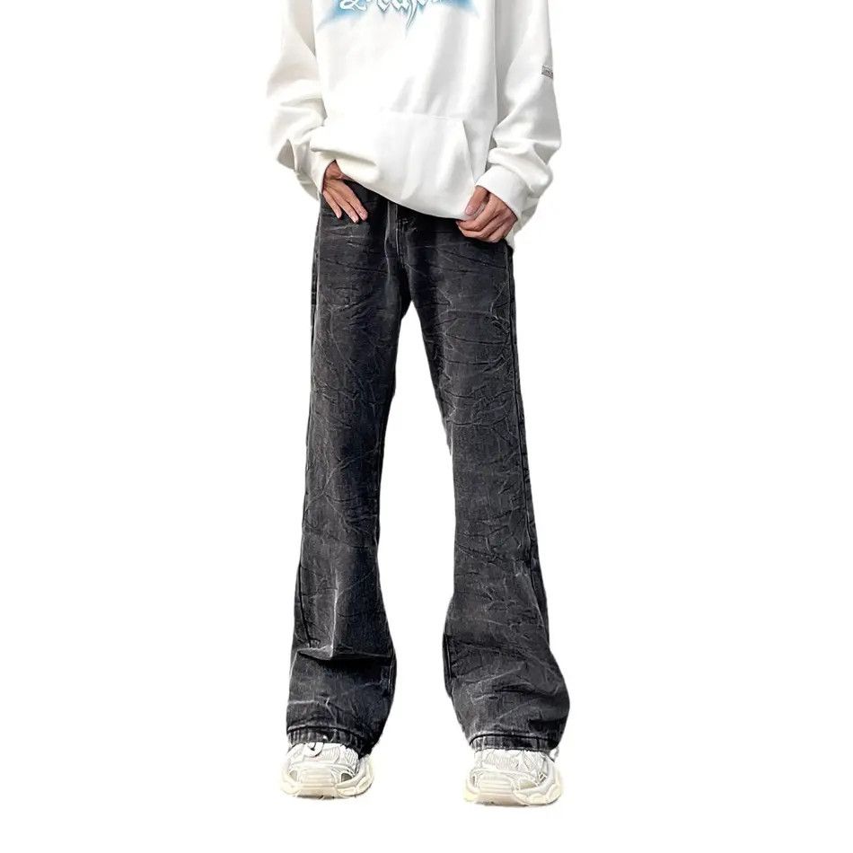Japanese Brand Retro loose casual straight leg jeans Size US 32 / EU 48 - 5 Thumbnail