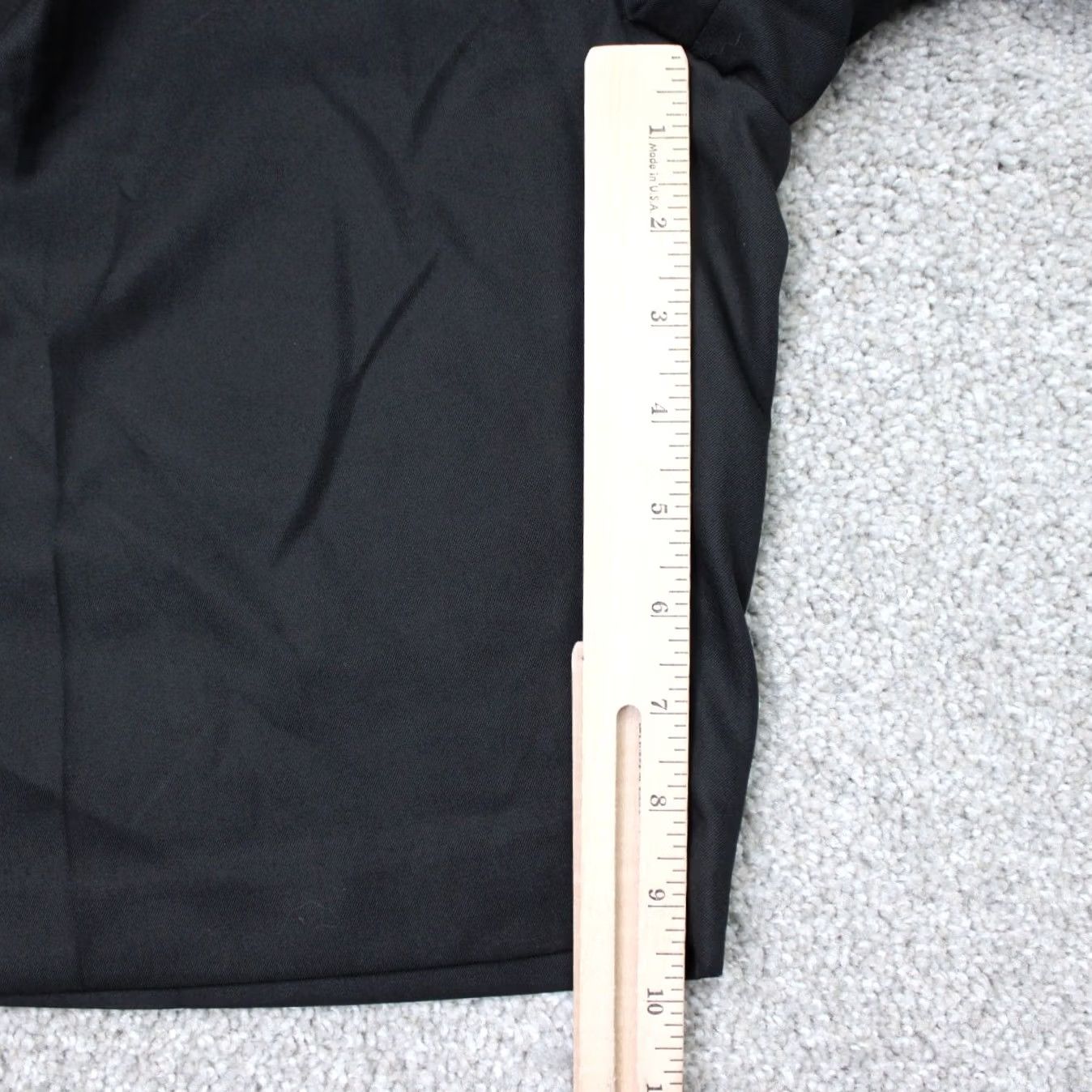 Vintage Fairway & Greene Shorts Mens 40 Black Pleated Polyester NWT Chino Pockets 10in Inseam Casual Summer Beach Preppy Size US 40 / EU 56 - 4 Thumbnail