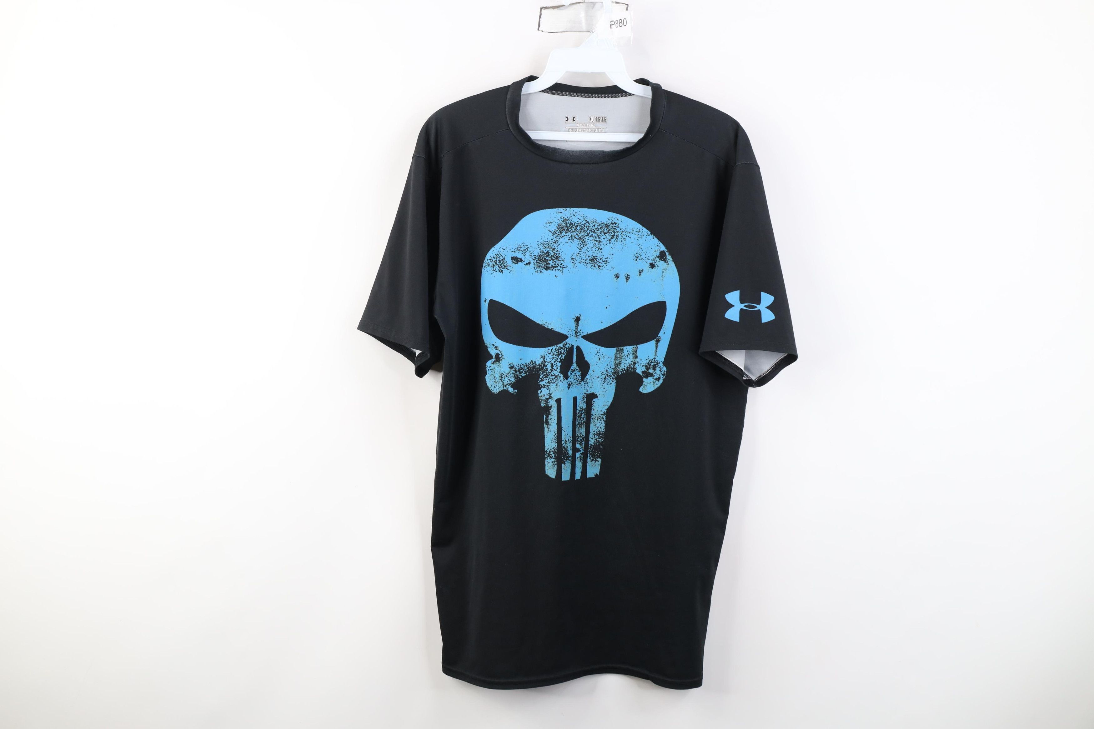 Under Armour Under Armour x Marvel Compression The Punisher Skull T-Shirt Size US XL / EU 56 / 4 - 1 Thumbnail