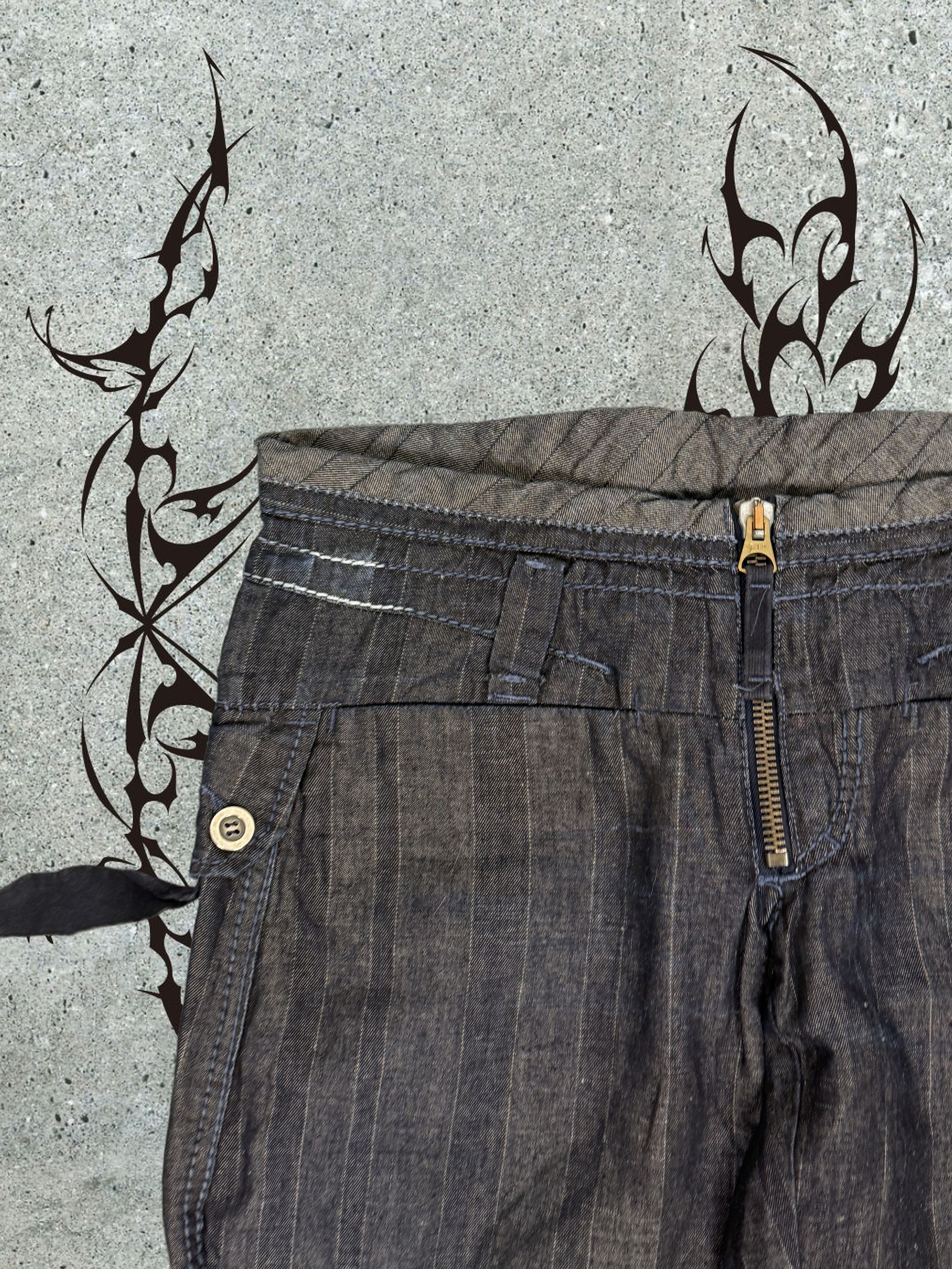 Marithe + Francois Girbaud Vintage M+FG bondage denim pants Size 30" / US 8 / IT 44 - 7 Thumbnail