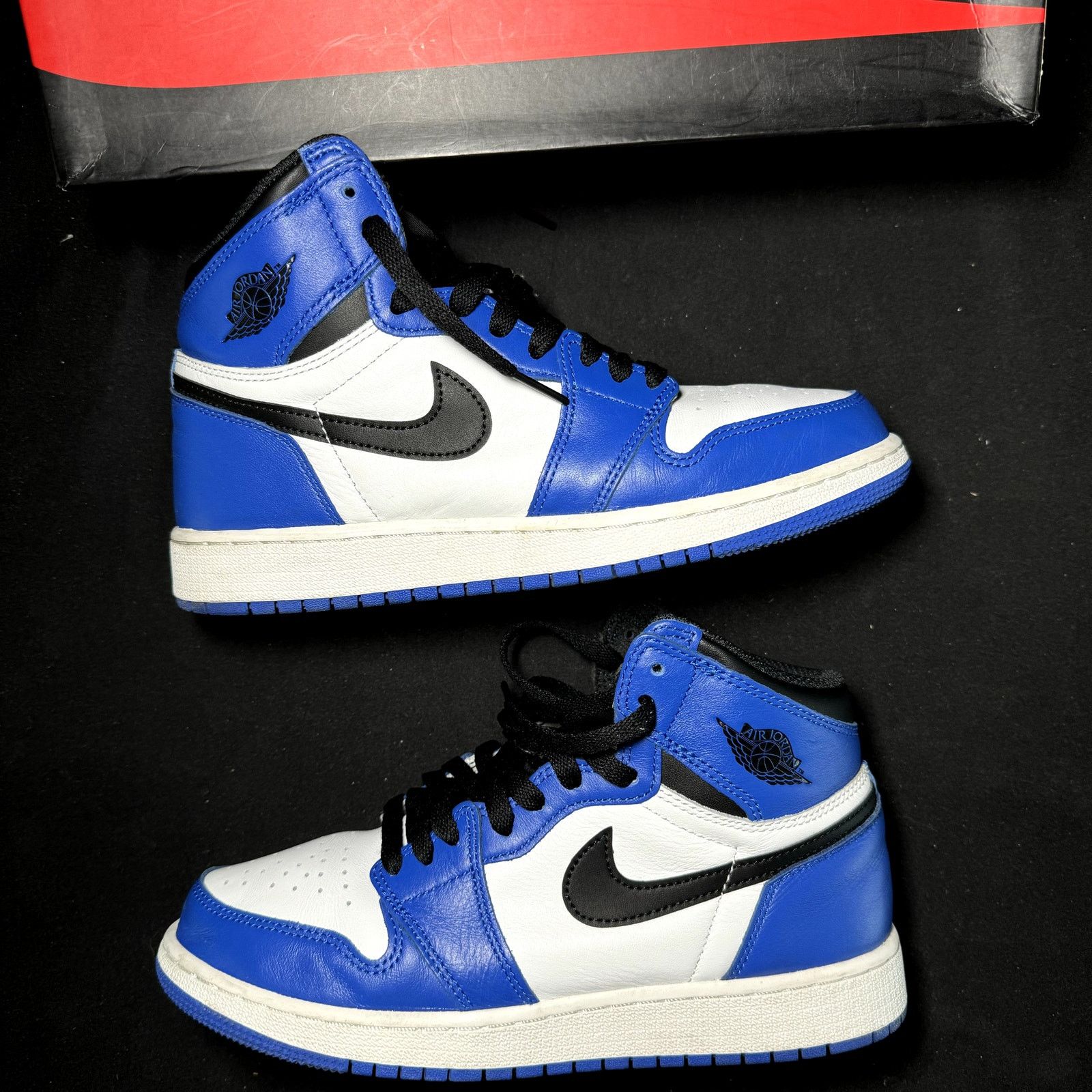 Jordan Brand × Nike Size 6.5 Air Jordan 1 Retro High OG BG Game Royal 2018 Shoes Size US 6.5 / EU 39-40 - 3 Thumbnail
