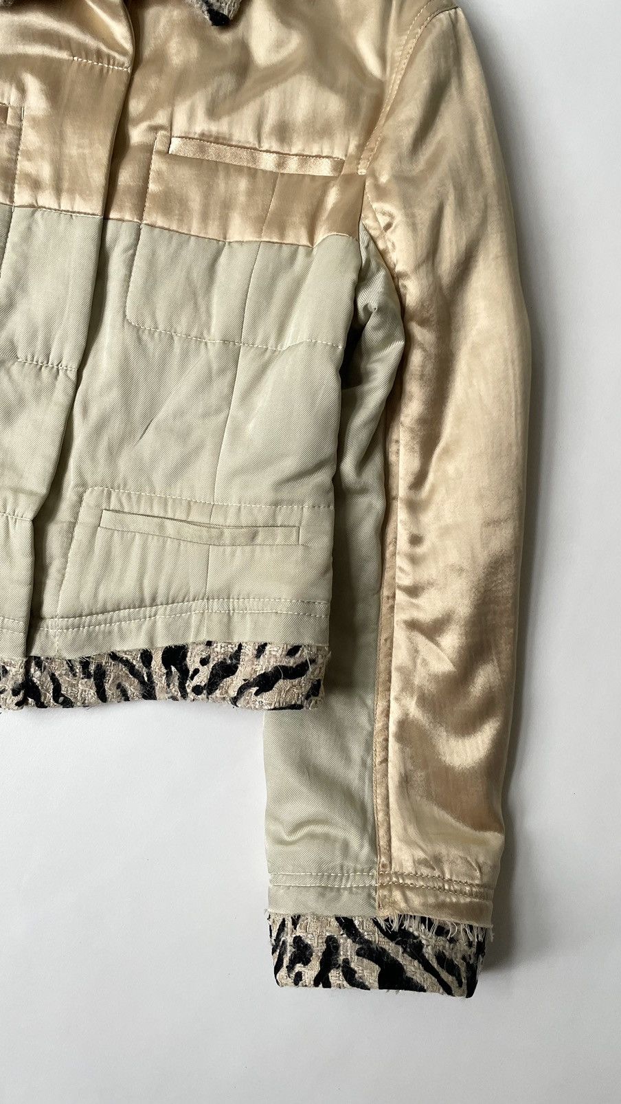 Haider Ackermann Satin Panelled Utility Jacket Size S / US 4 / IT 40 - 9 Thumbnail