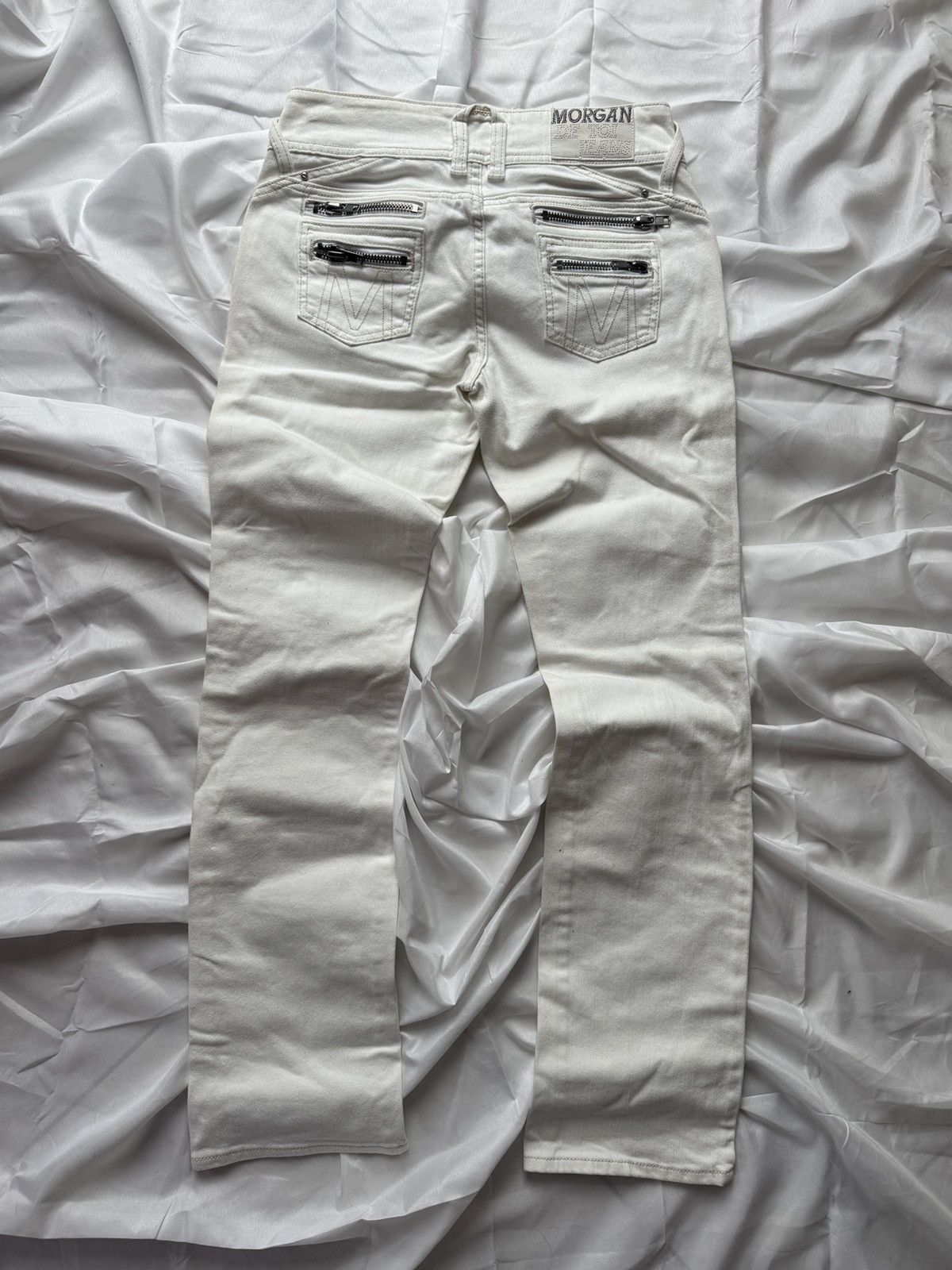 Morgan De Toi Y2K Morgan de Toi Vintage Double Zip Details Low Rise Jeans Size 30" / US 8 / IT 44 - 3 Thumbnail