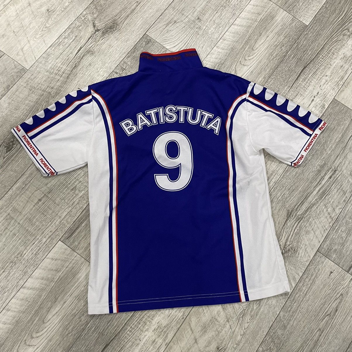 Vintage Toyota FIORENTINA 9 BATISTUTA soccer tee jersey shirt Size US XL / EU 56 / 4 - 2 Thumbnail