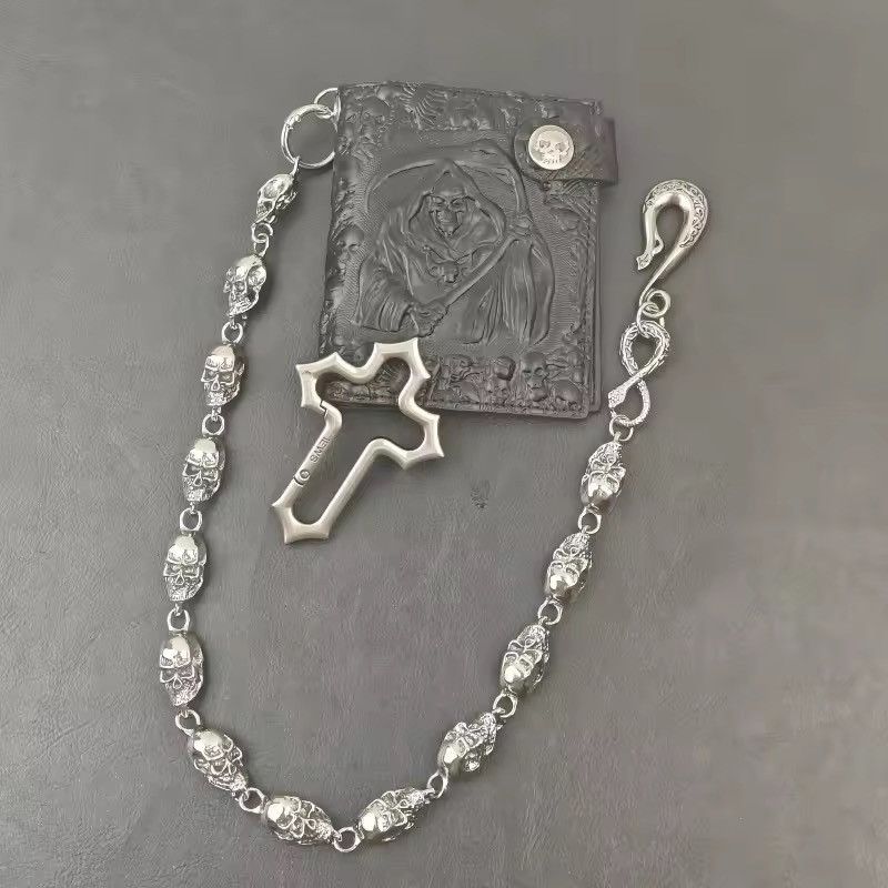Jewelry Skull Wallet Chain, Y2K Size ONE SIZE - 5 Thumbnail