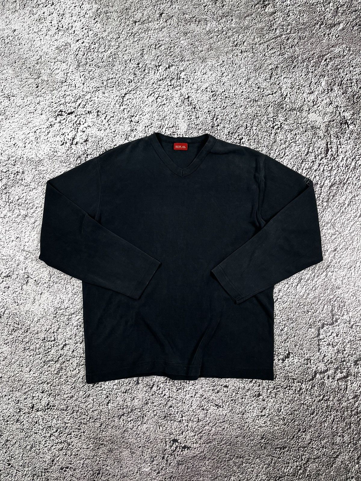 Replay Vintage Y2K Replay washed sweatshirt 00s streetwear Size US L / EU 52-54 / 3 - 1 Thumbnail