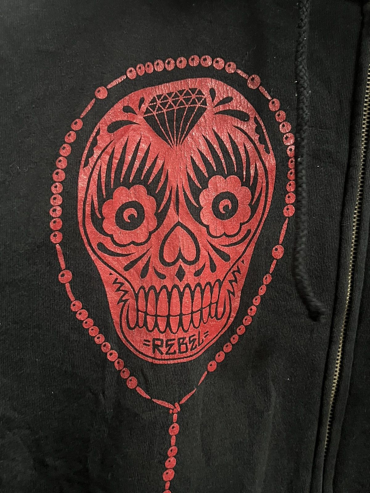 Rebel8 Rebel8 sweatshirt hoodie pair skull punk rock Size US L / EU 52-54 / 3 - 4 Thumbnail