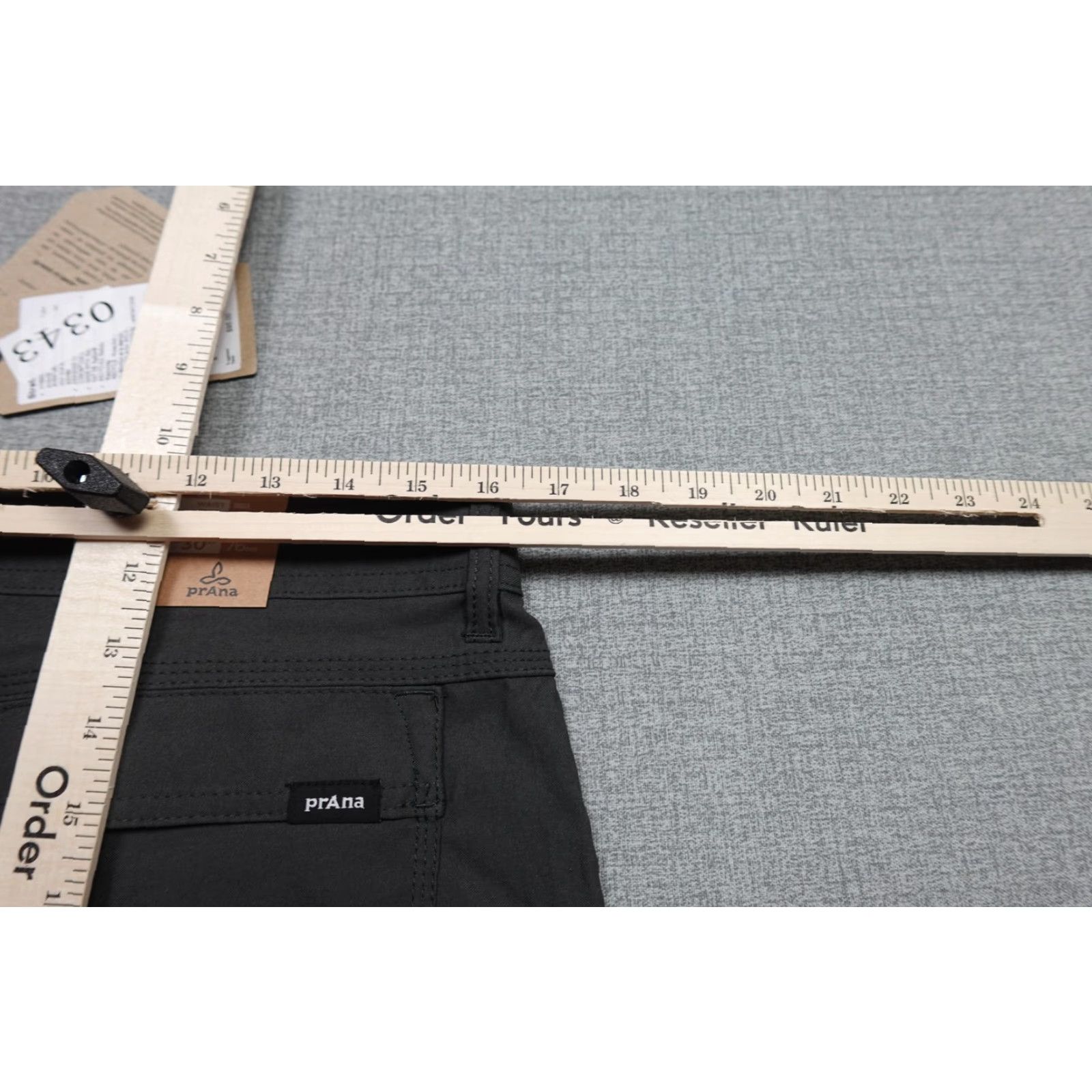 Prana prAna Stretch Zion Pant II Mens 31x30 Dark Iron Cargo Pants Stretch DWR Zip Front Pockets Travel Casual Holiday Fall Spring Summer Size US 31 - 7 Thumbnail