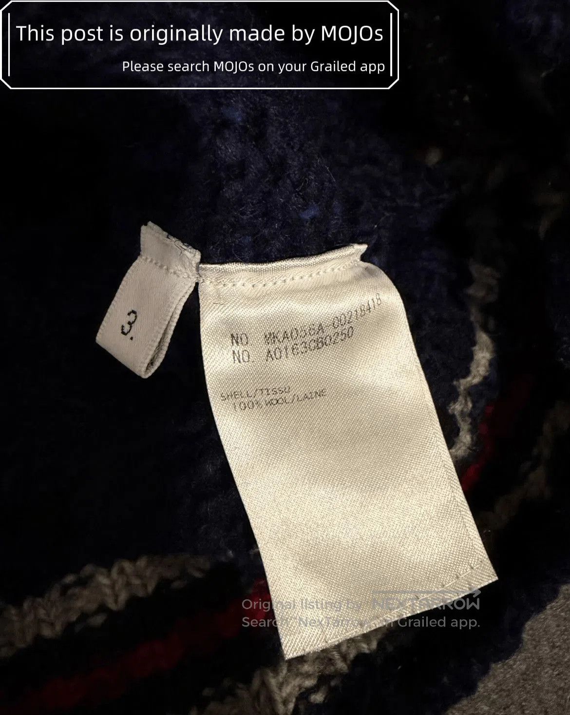 Thom Browne Sz 3 Thom Browne Bottom Stripe Navy Woven Knitwear. Size US L / EU 52-54 / 3 - 5 Thumbnail