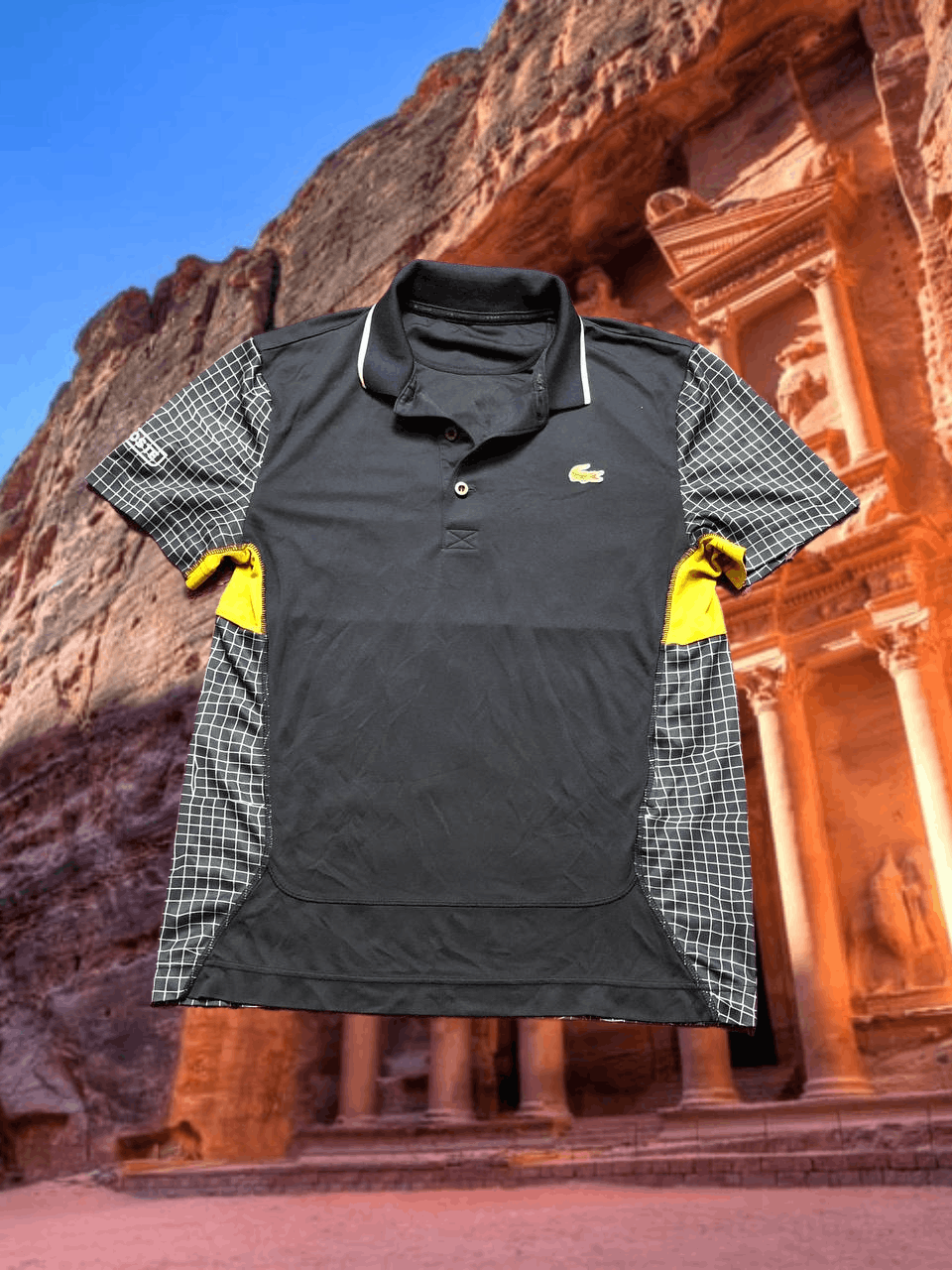 Lacoste Vintage Polo Lacoste sport logo Y2K print T-Shirt Size US M / EU 48-50 / 2 - 1 Thumbnail