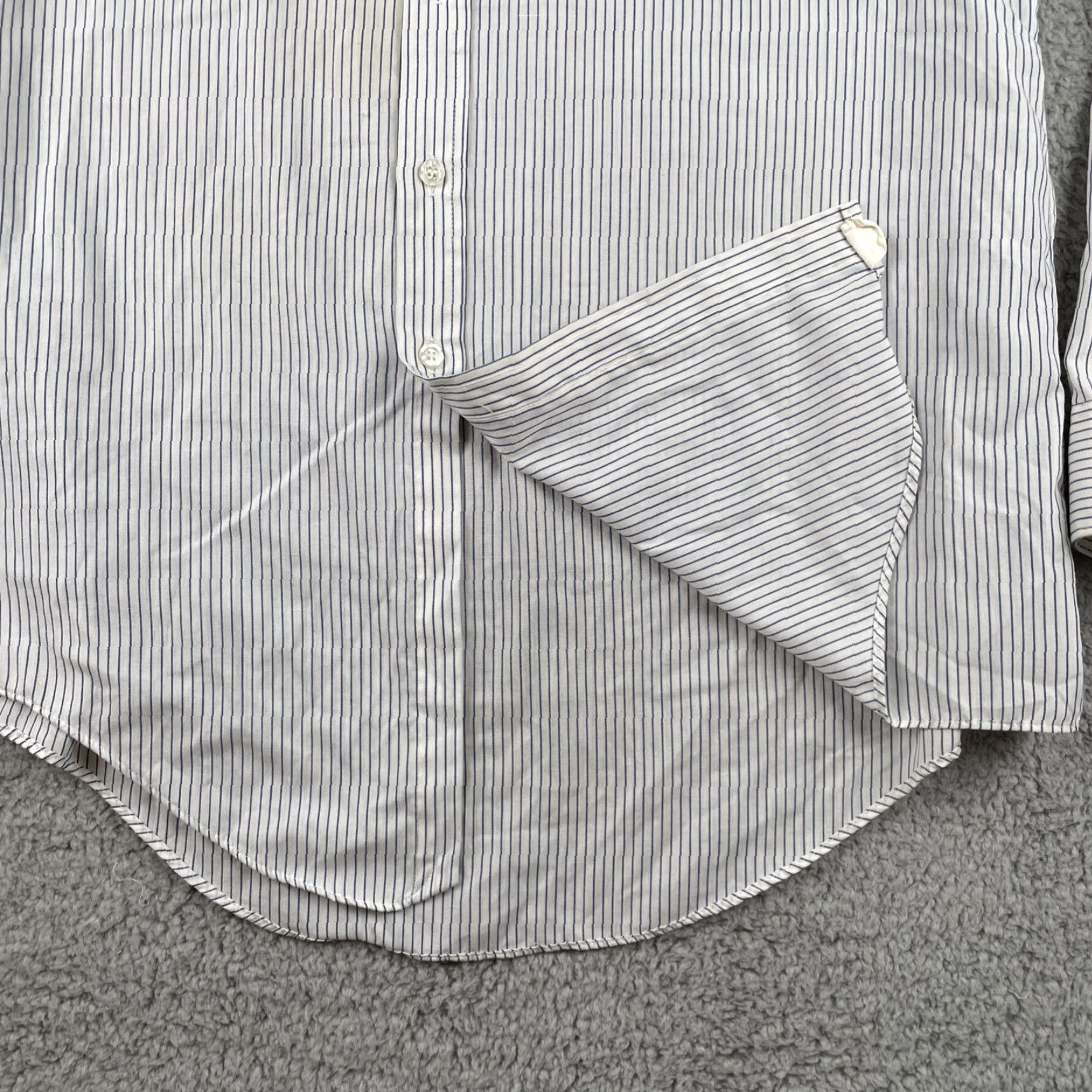 Vintage VINTAGE No Fade Button Shirt Long Sleeve Striped Collared White XL-2XL Men SS Size US XL / EU 56 / 4 - 5 Thumbnail