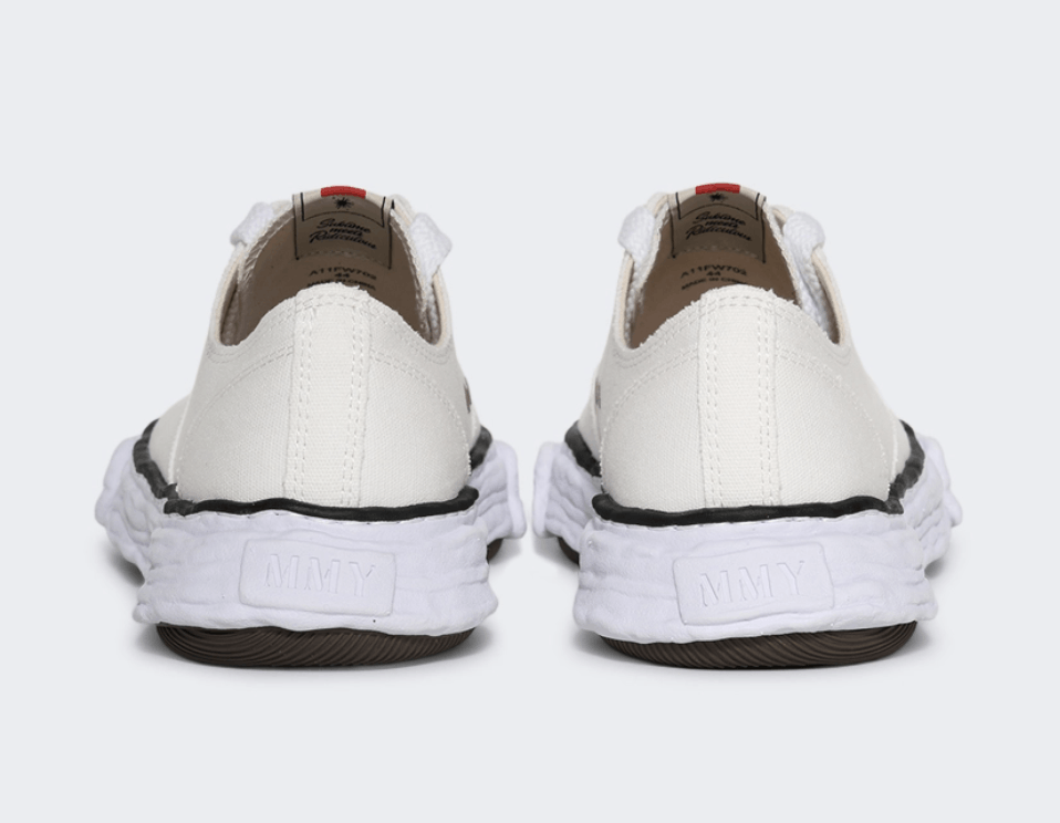 Maison MIHARA YASUHIRO Peterson 23 OG Sole Canvas Low Top Sneakers White Size US 9 / EU 42 - 3 Thumbnail