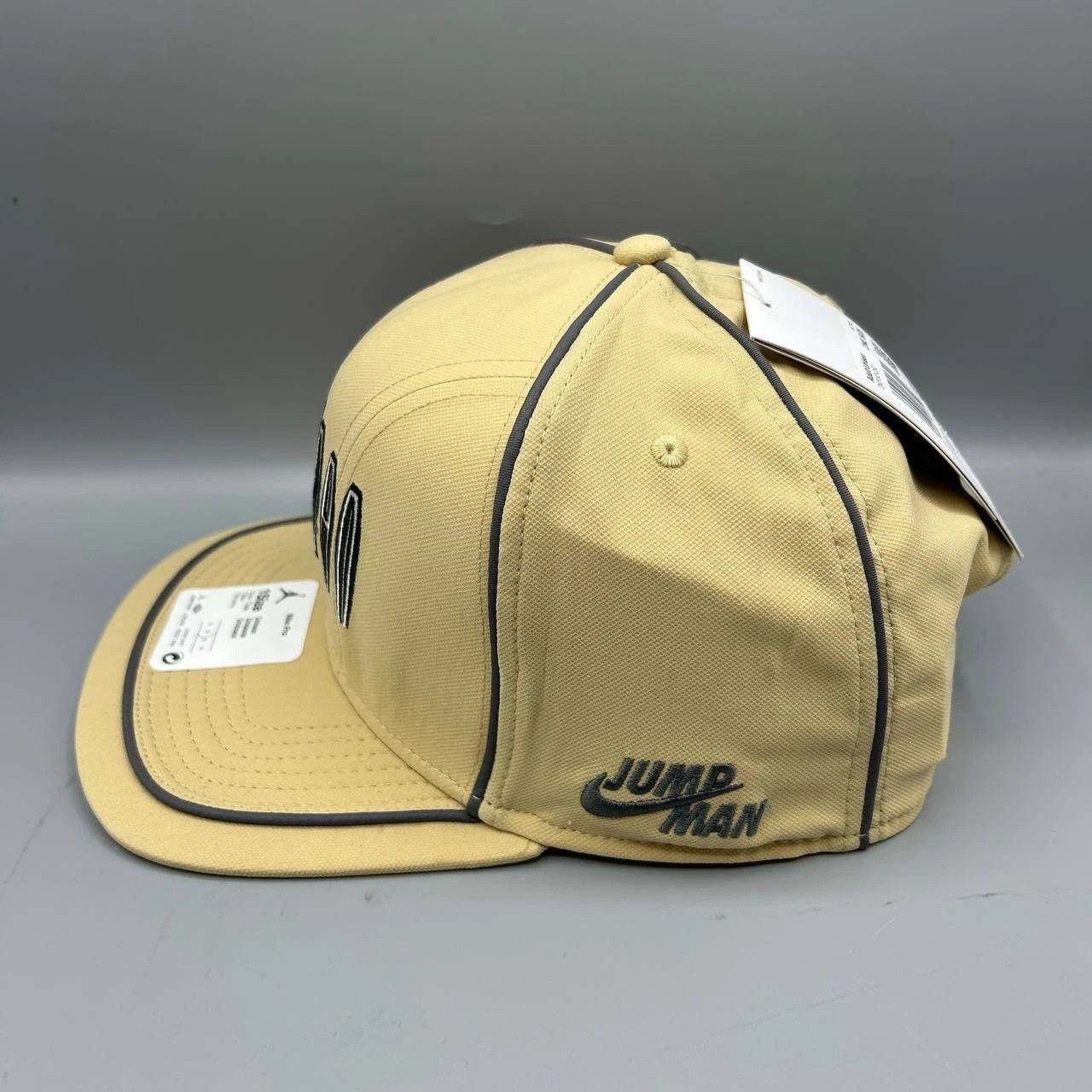 Jordan Brand Air Jordan Hat Men Yellow Embroidered Nike Pro Snap Back Cap Size ONE SIZE - 7 Thumbnail