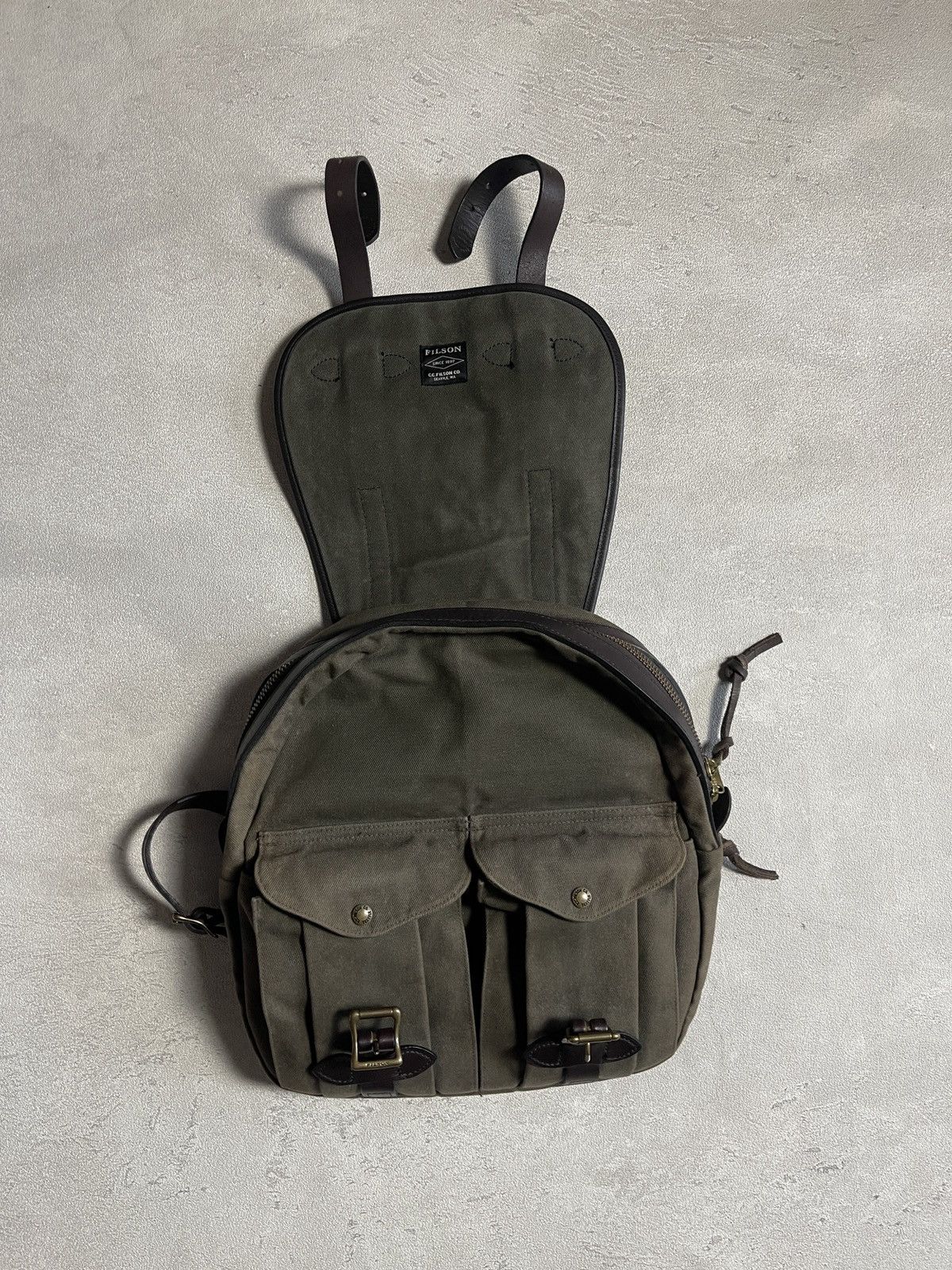 Filson Filson Rugsack Otter Green Bagpack Size ONE SIZE - 11 Thumbnail