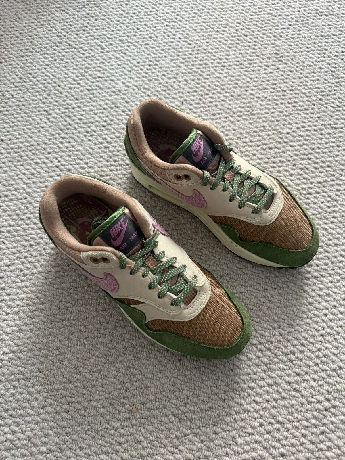 Nike Nike Air Max 1 Treeline khaki green colourway Size US 7.5 / IT 37.5 - 4 Thumbnail