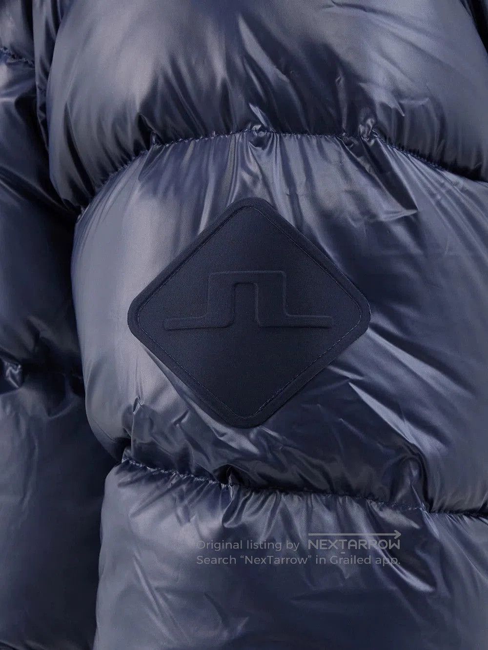J.Lindeberg j.lindeberg creek down jacket navy blue. Size US L / EU 52-54 / 3 - 7 Thumbnail