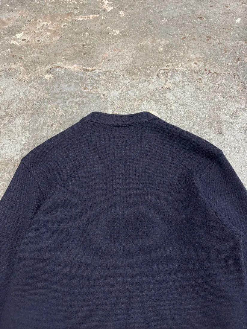 Armani × Vintage 1990s Armani Italian Wool Zip-Up Sweater Size US L / EU 52-54 / 3 - 9 Thumbnail