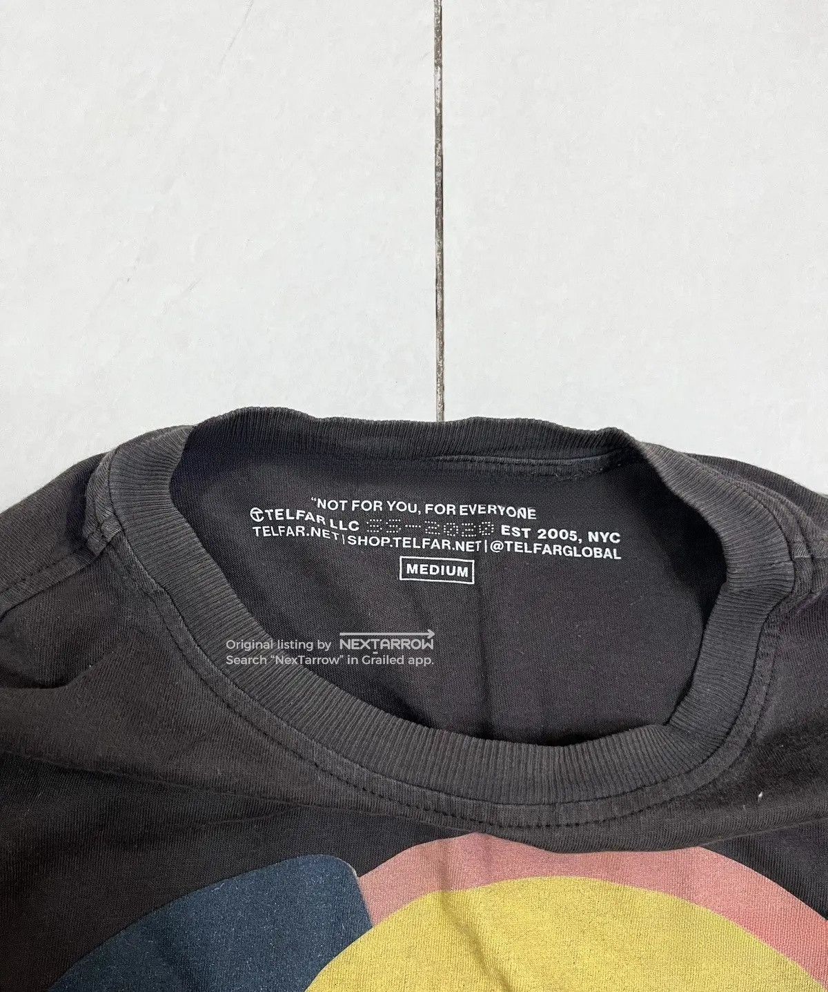 Telfar Brown Graphic Long Tee Nnnn11/2609 in Black, Men's (Size M) — image 3 of 5