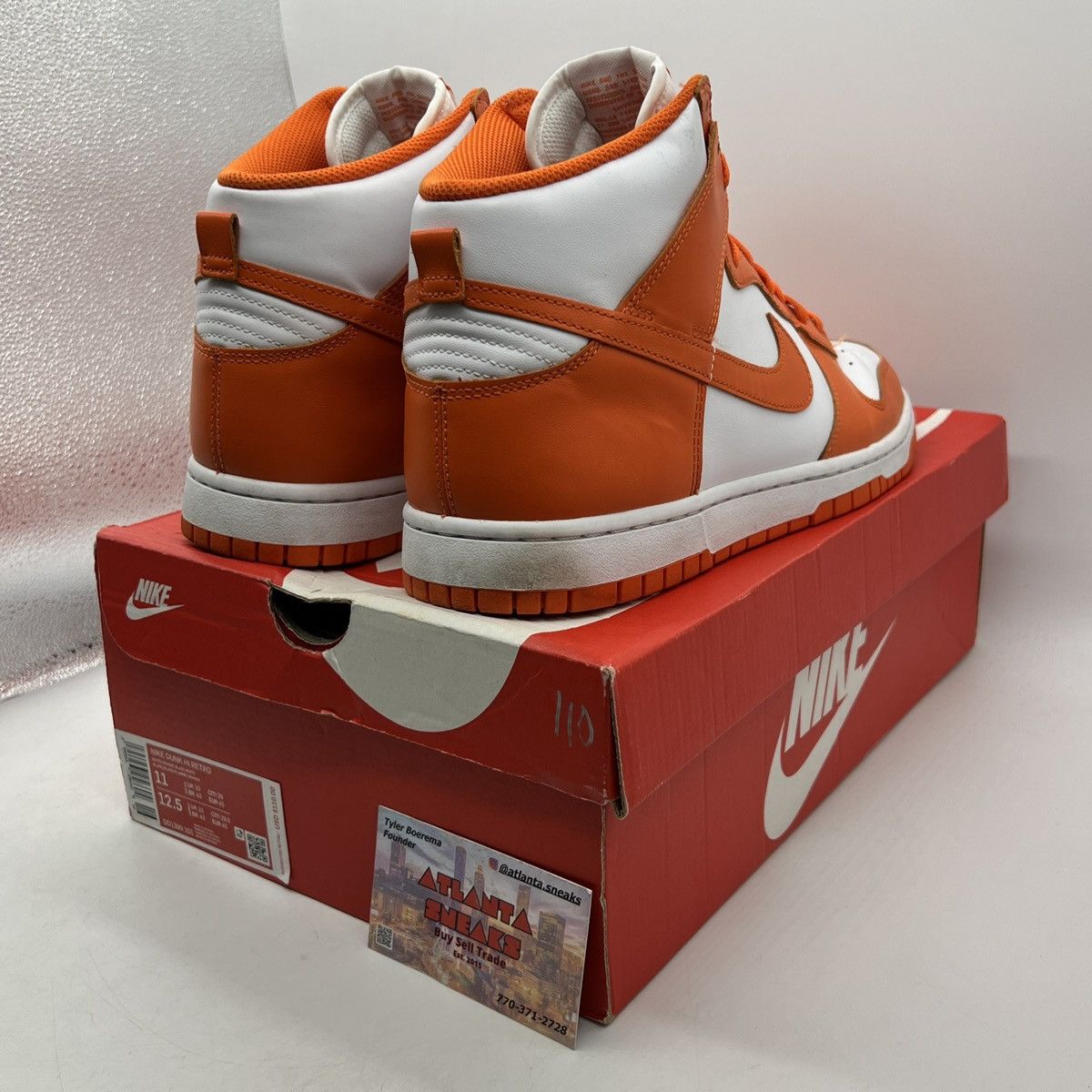 Nike Nike Dunk high Syracuse Size US 11 / EU 44 - 5 Thumbnail