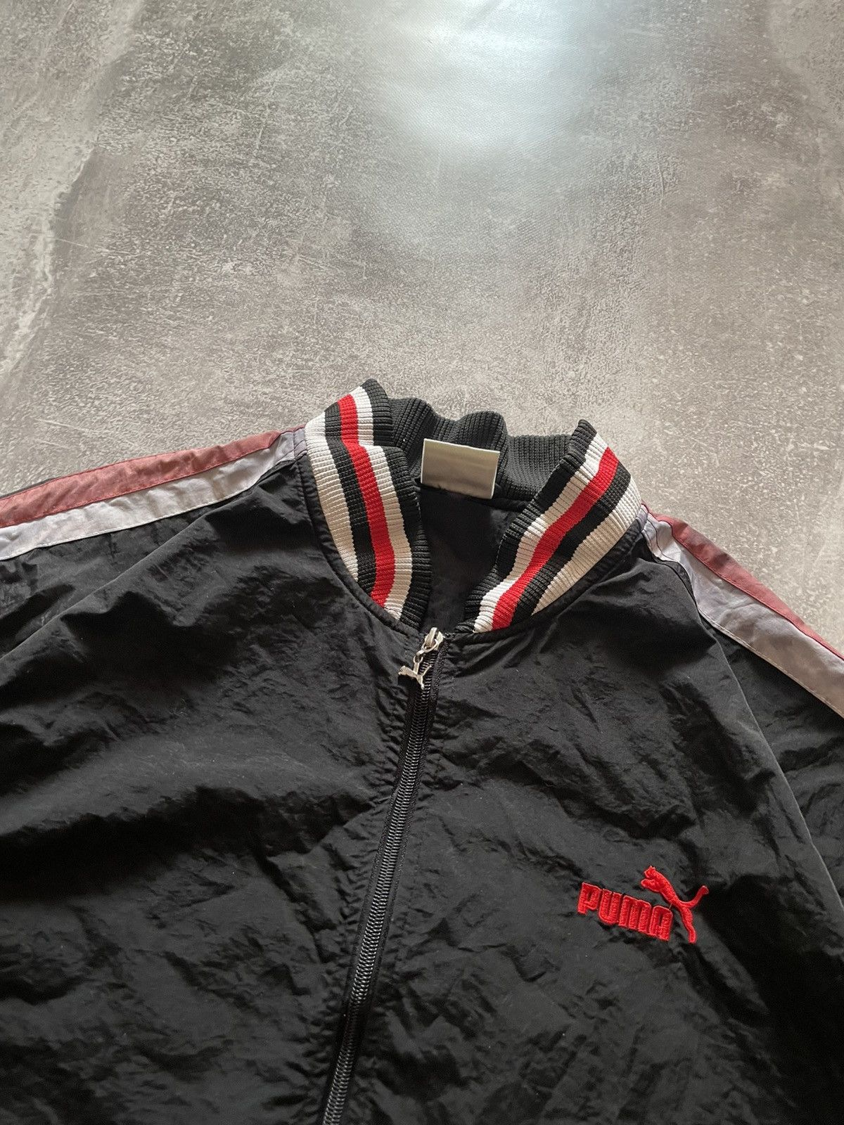 Puma Vintage Puma Nylon Bomber Jacket Size US XL / EU 56 / 4 - 2 Thumbnail