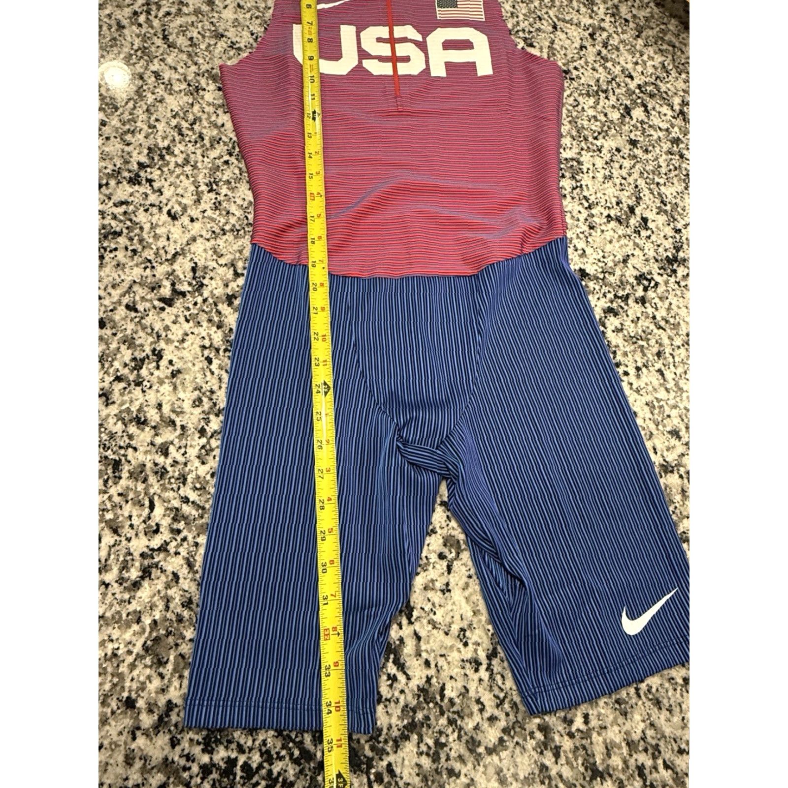Nike Nike Pro Elite USA Team Issued Speedsuit Men's Small AO8505-602 Size US 29 - 2 Thumbnail