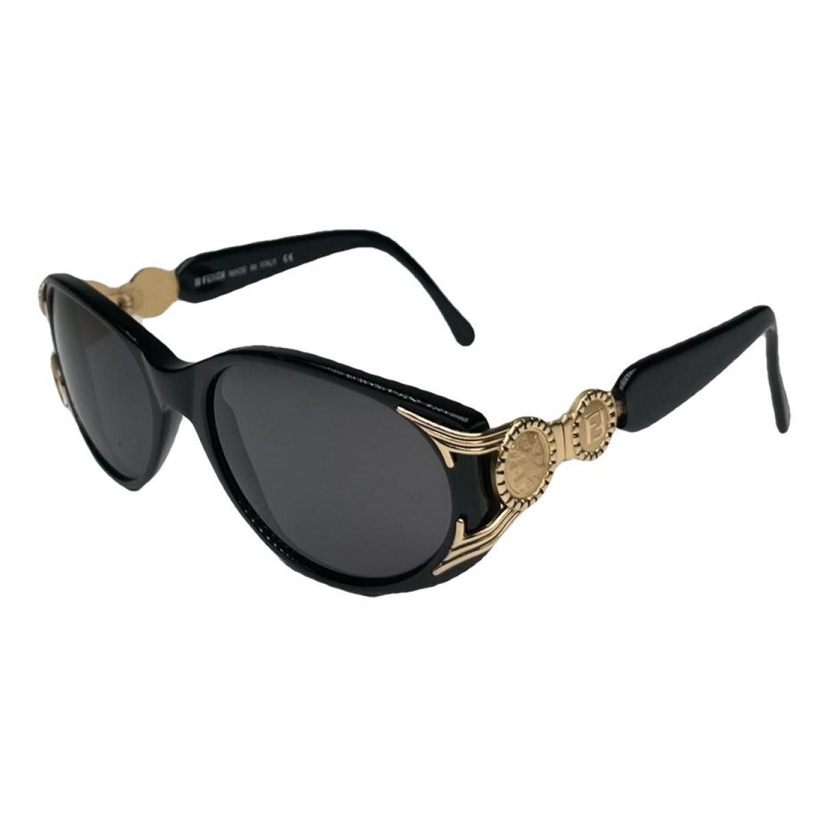 Fendi Black Plastic Sunglasses Size ONE SIZE - 1 Thumbnail