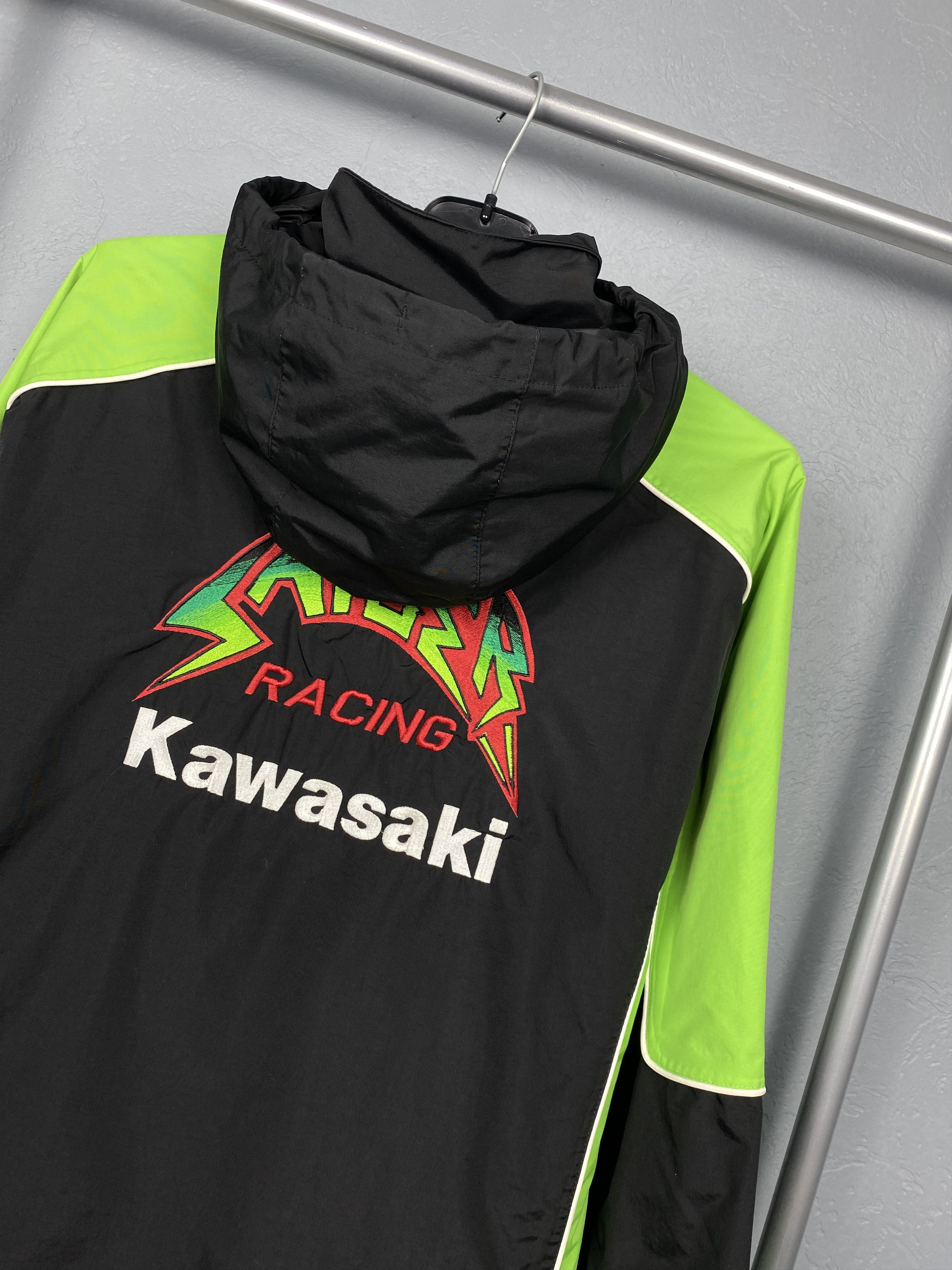 Japanese Brand Kawasaki Team Vintage Japanese Saiger Moto Racing Jacket Y2K Size US L / EU 52-54 / 3 - 8 Thumbnail