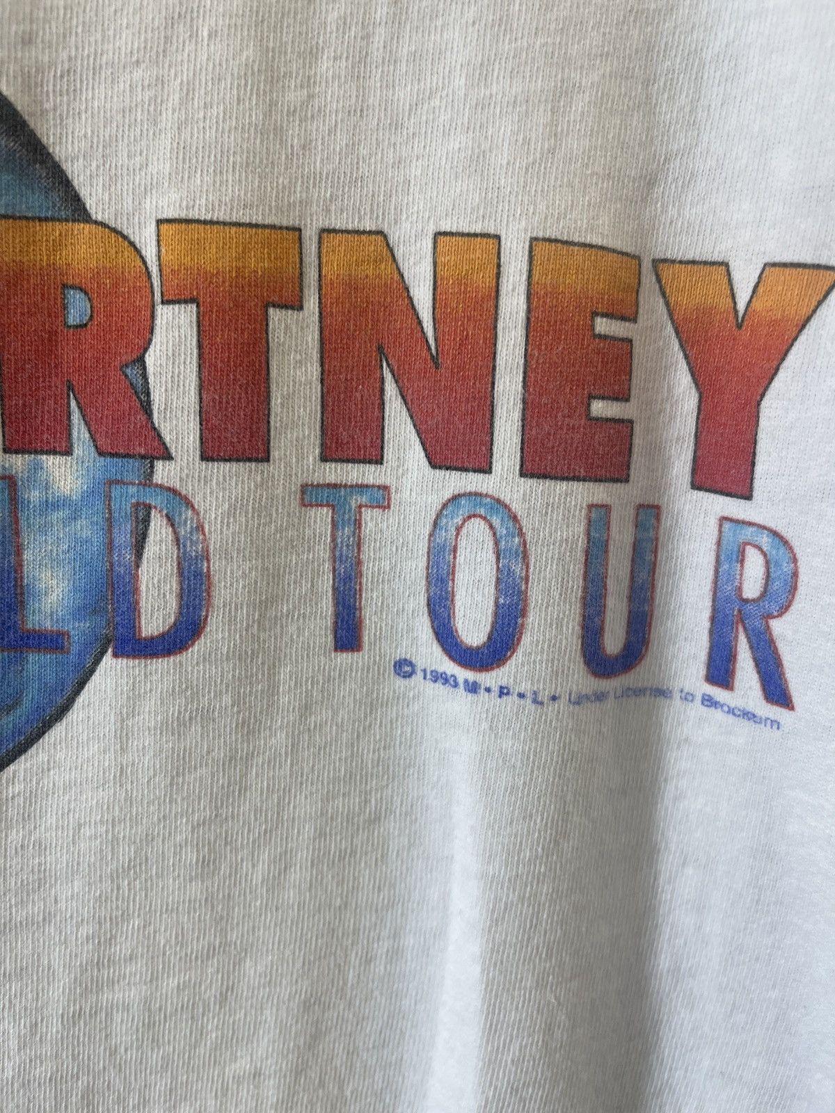 Vintage Paul McCartney The New World Tour Size US L / EU 52-54 / 3 - 2 Thumbnail