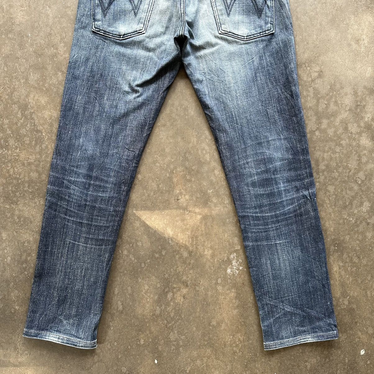 Edwin × Jean × Vintage Vintage Edwin Distressed Faded Denim Jean Pant W33 Size US 33 - 10 Thumbnail