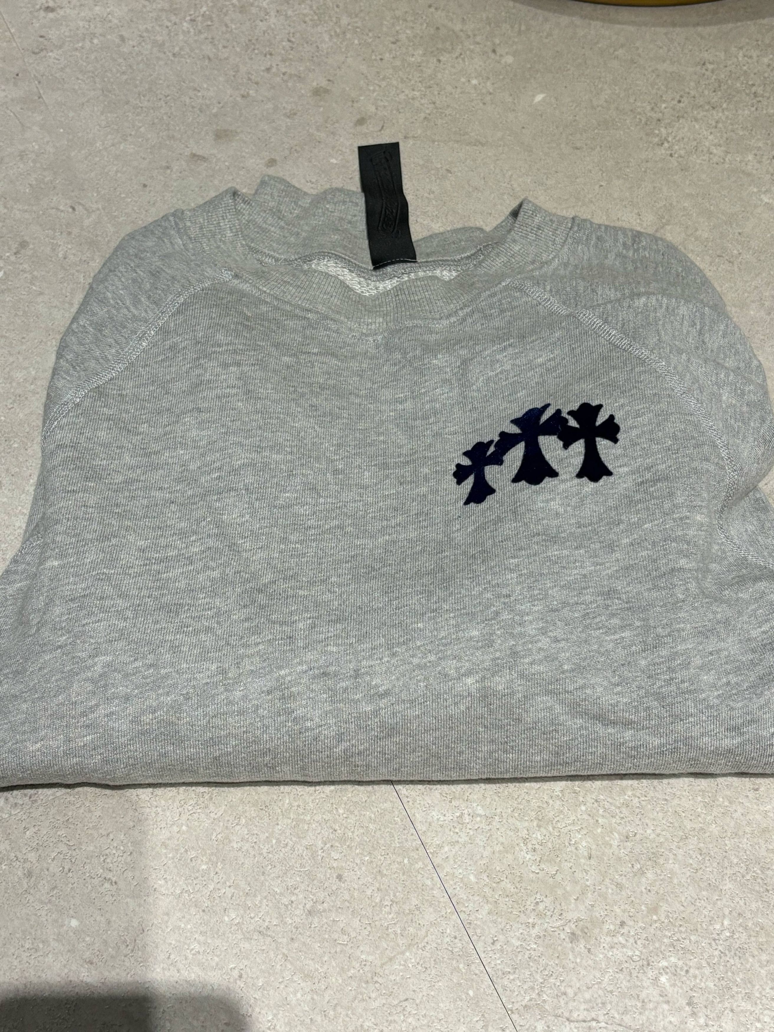 Chrome Hearts Chrome Hearts Blind Spot black Tripple Cross Sweater Gray Size US S / EU 44-46 / 1 - 7 Thumbnail